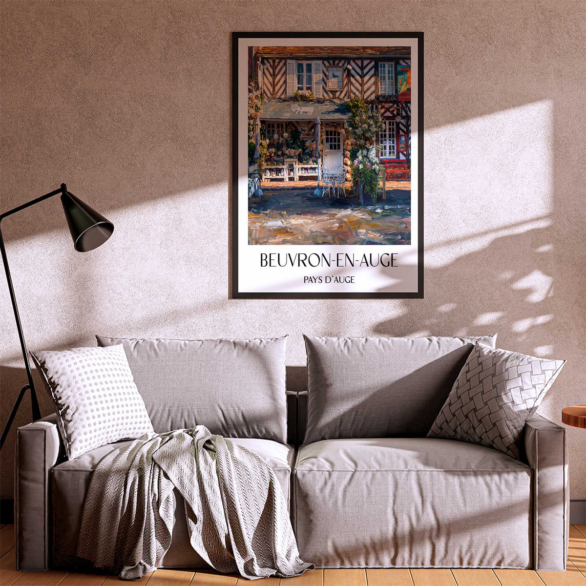 beuvron-en-auge-pays-d'auge-frankreich-poster-oil-painting-oelgemaelde