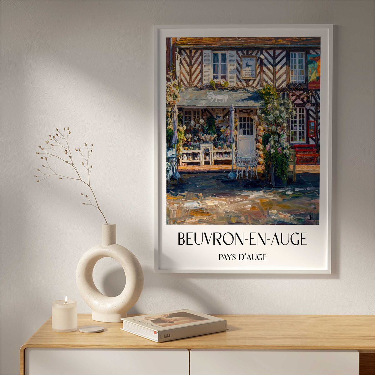 beuvron-en-auge-pays-d'auge-frankreich-poster-oil-painting-oelgemaelde