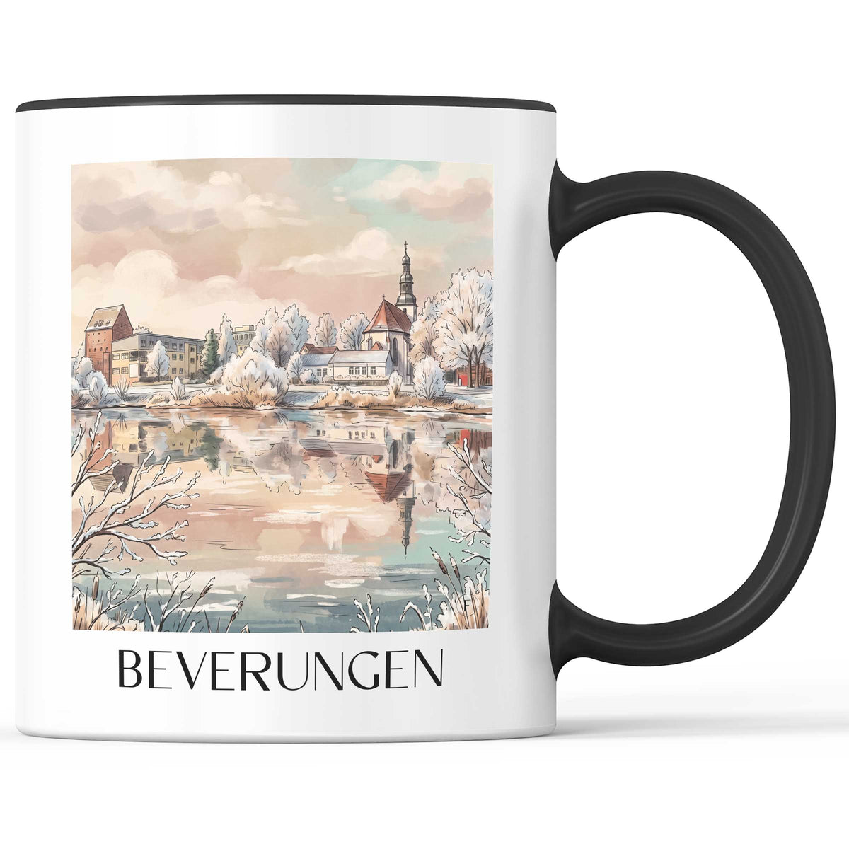 beverungen-weserbergland-deutschland-kaffeebecher-aquarell