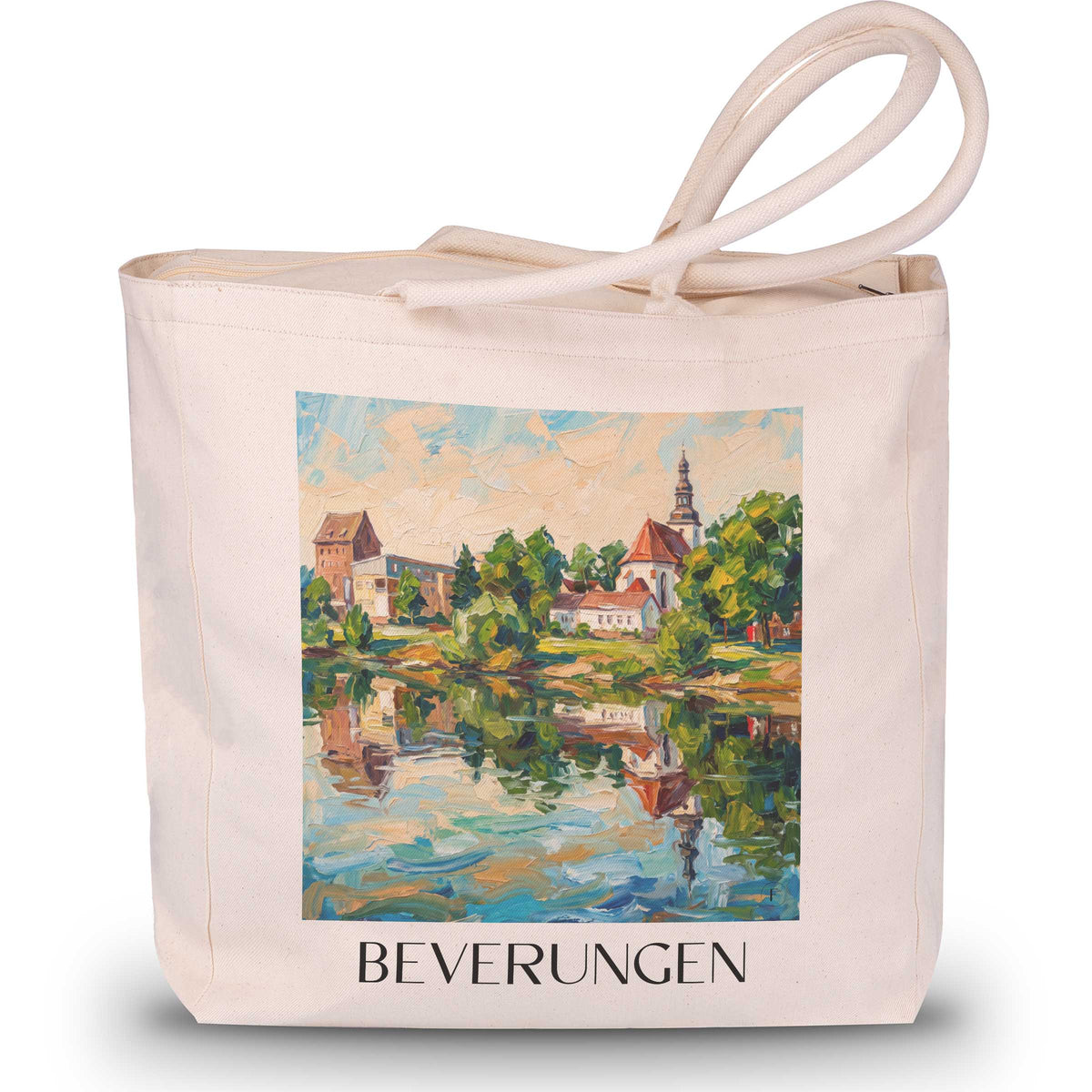beverungen-weserbergland-deutschland-einkaufstasche-oil-painting-oelgemaelde