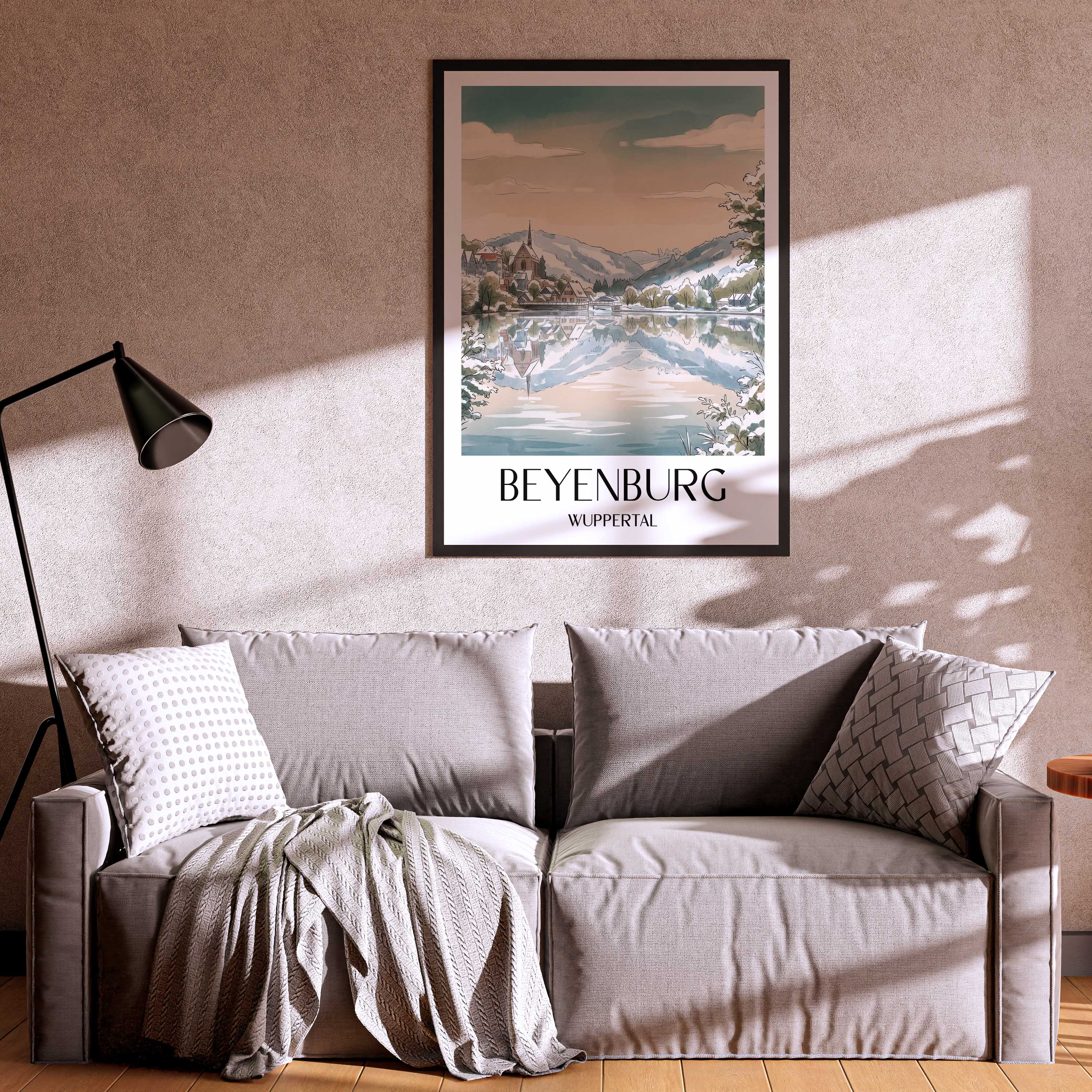 beyenburg-wuppertal-deutschland-poster-aquarell