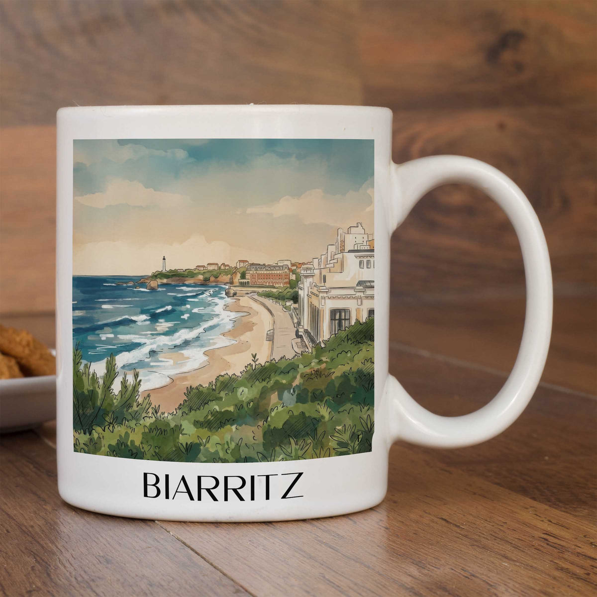 biarritz-pays-basque-frankreich-kaffeebecher-aquarell
