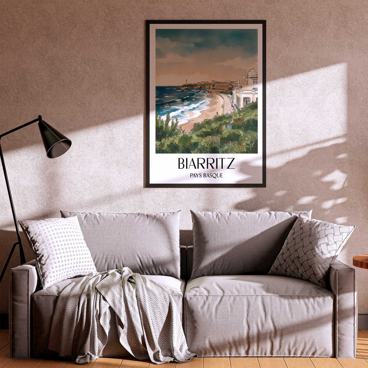 biarritz-pays-basque-frankreich-poster-aquarell