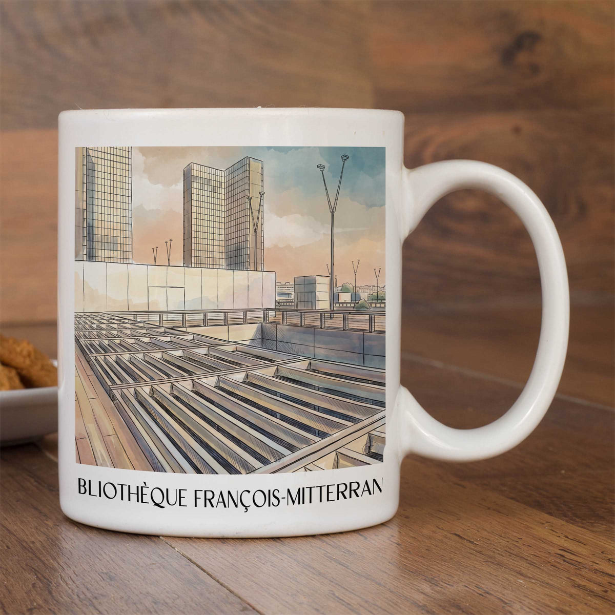 bibliothèque-françois-mitterrand-paris-frankreich-kaffeebecher-aquarell