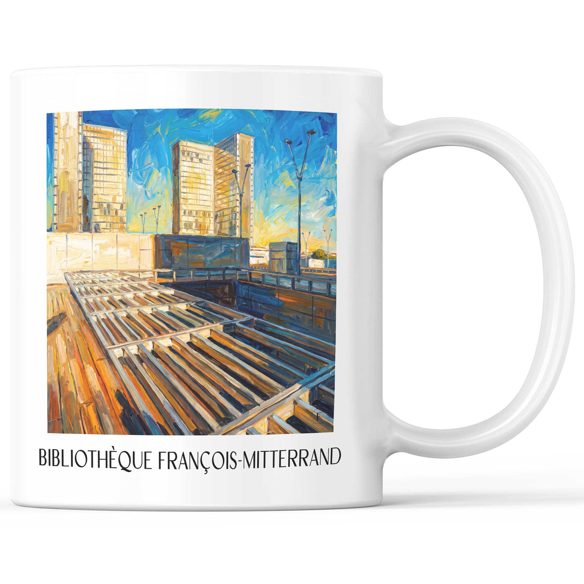 bibliothèque-françois-mitterrand-paris-frankreich-kaffeebecher-oil-painting-oelgemaelde