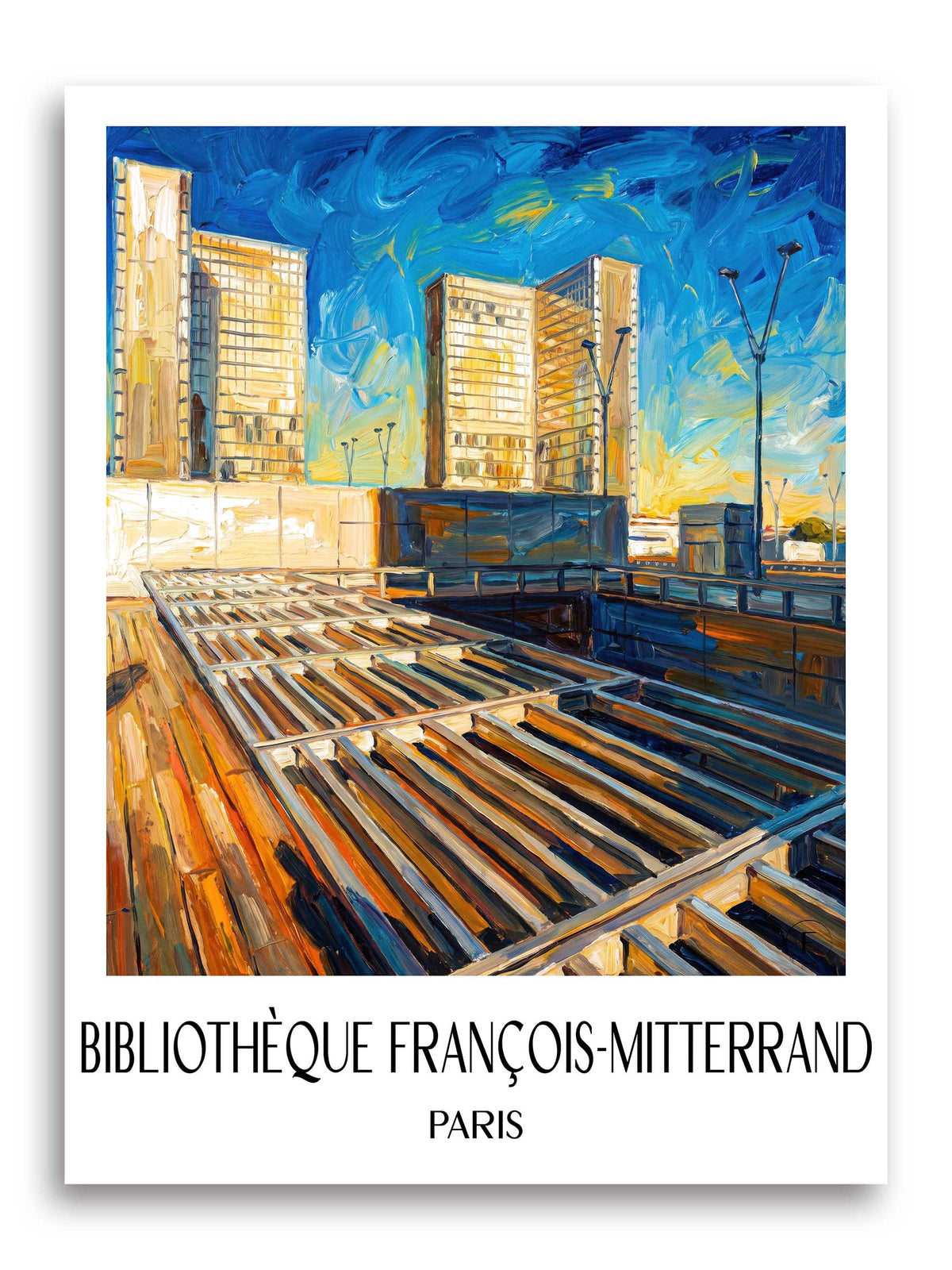 bibliothèque-françois-mitterrand-paris-frankreich-poster-oil-painting-oelgemaelde