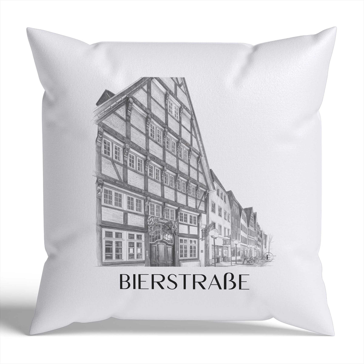 bierstraße-osnabrück-deutschland-kissenbezug-bleistift-zeichnung-drawing