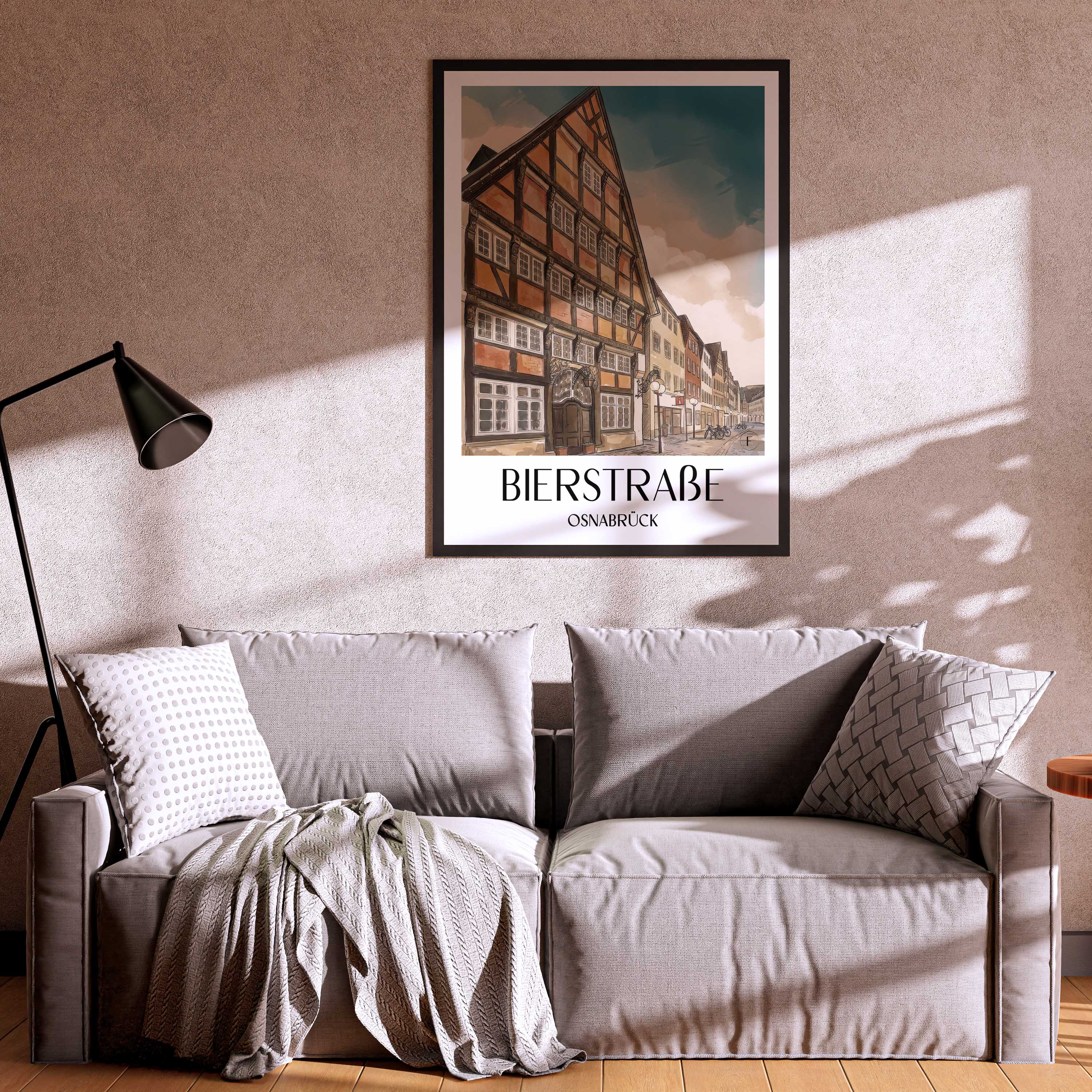 bierstraße-osnabrück-deutschland-poster-aquarell