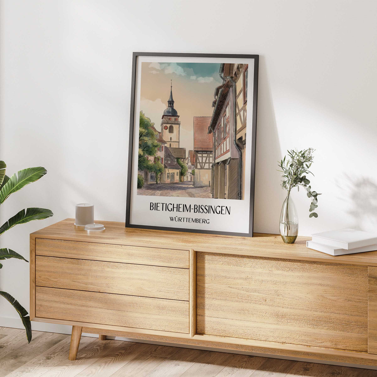 bietigheim-bissingen-württemberg-deutschland-poster-aquarell