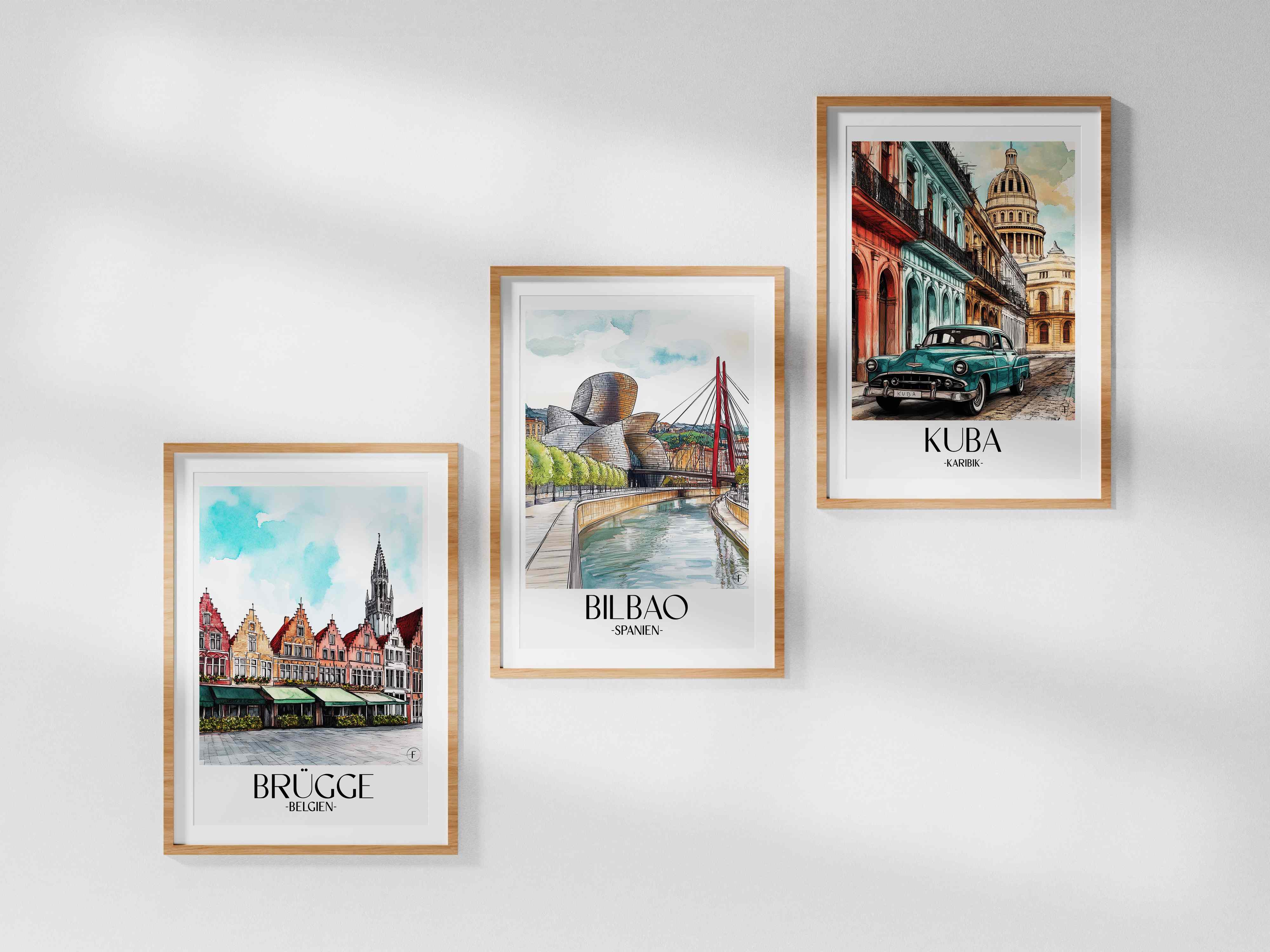 bilbao-spanien-poster-aquarell