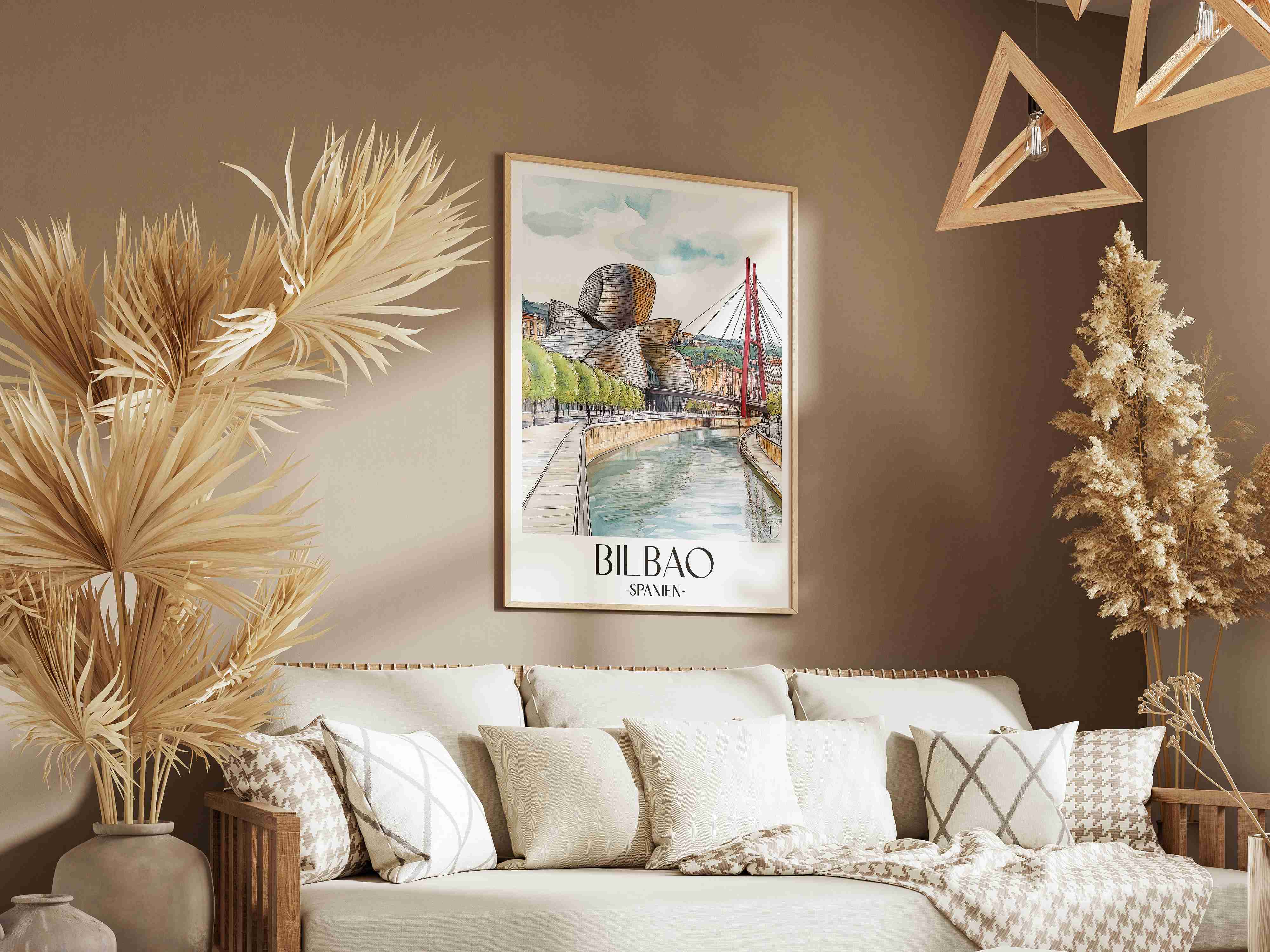 bilbao-spanien-poster-aquarell