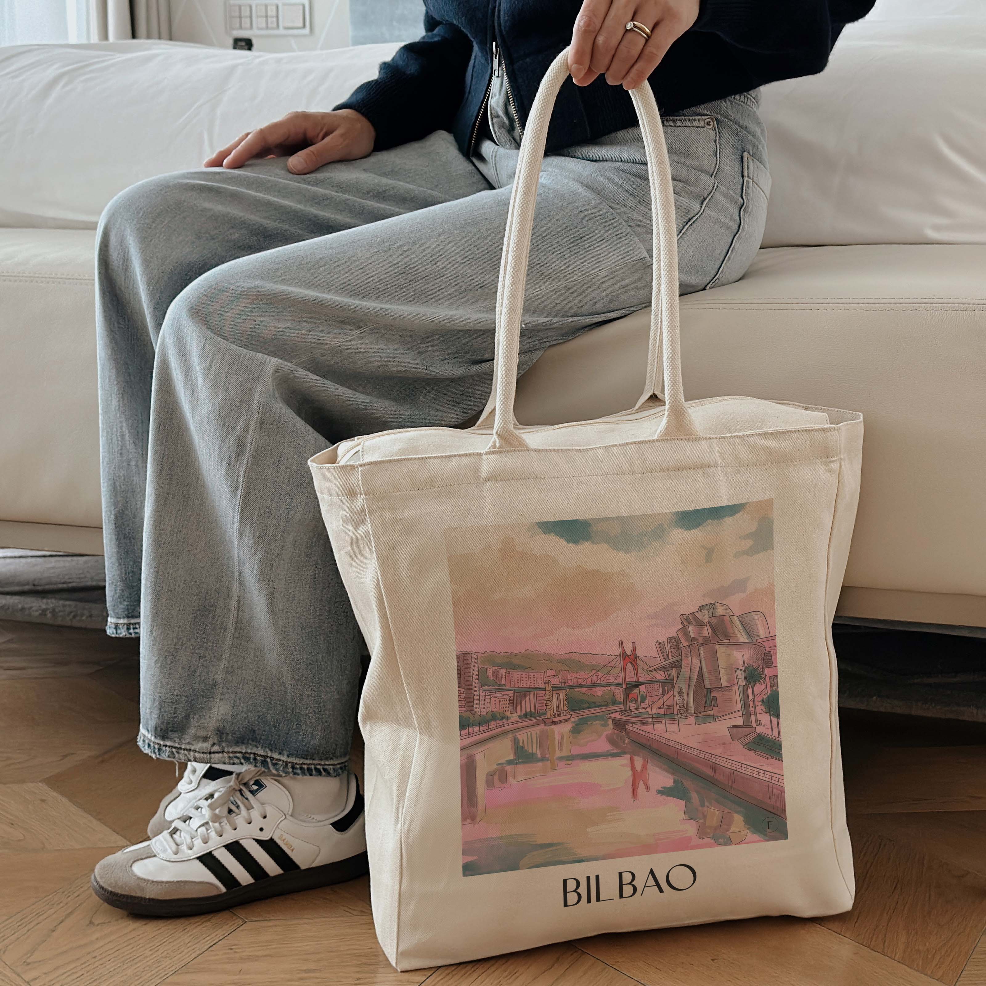 bilbao-spanien-spanien-einkaufstasche-aquarell-pink-rosa