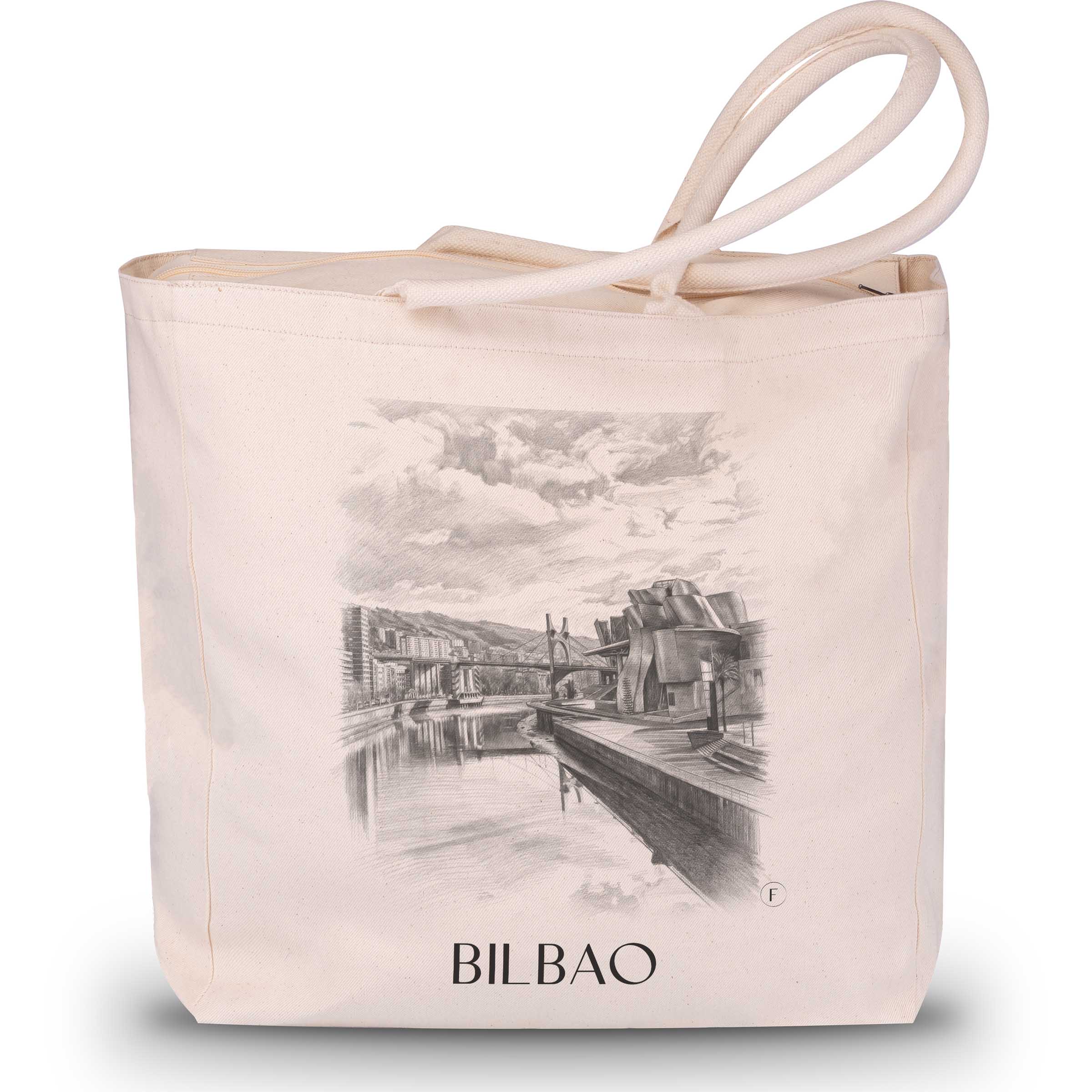 bilbao-spanien-spanien-einkaufstasche-bleistift-zeichnung-drawing