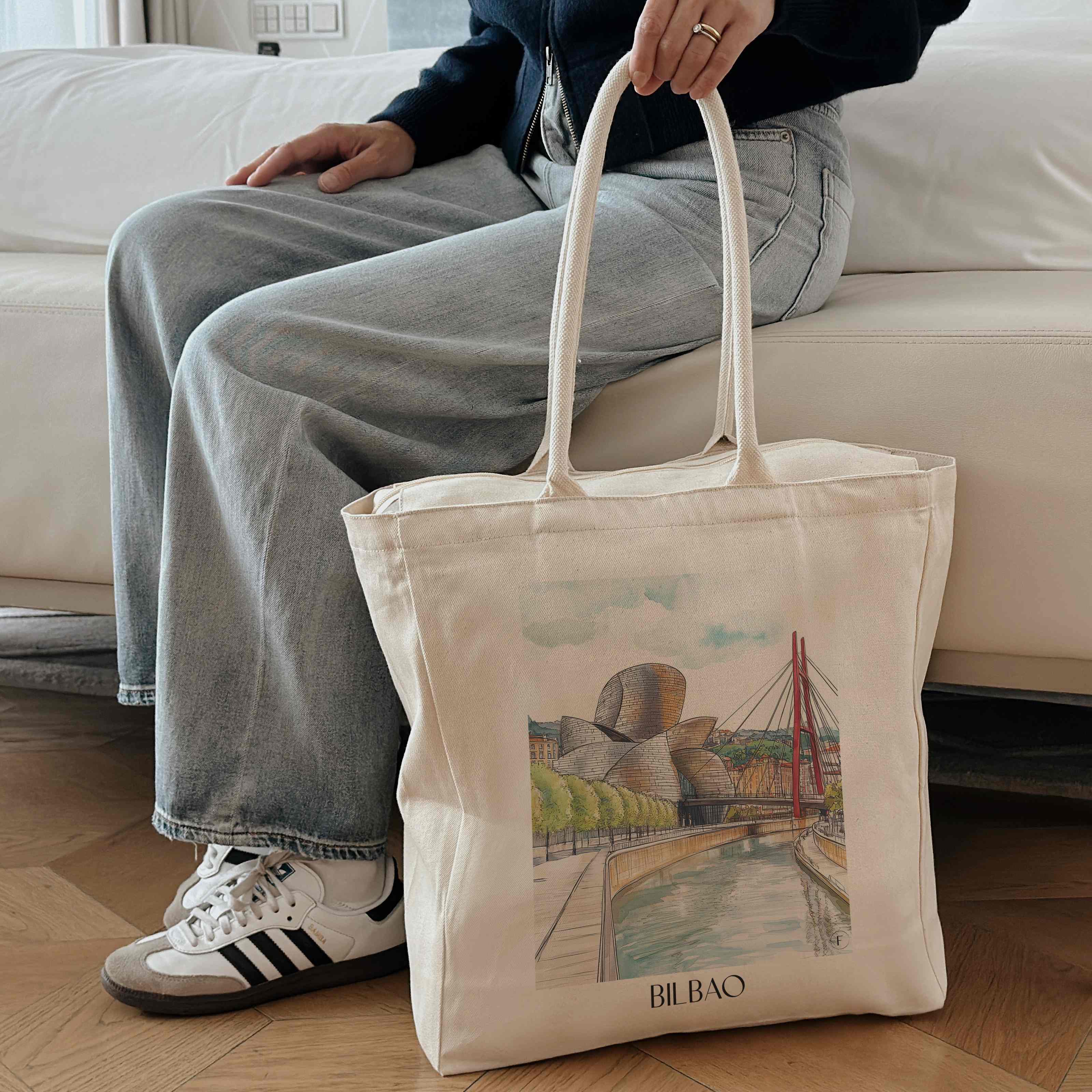 bilbao-spanien-einkaufstasche-aquarell