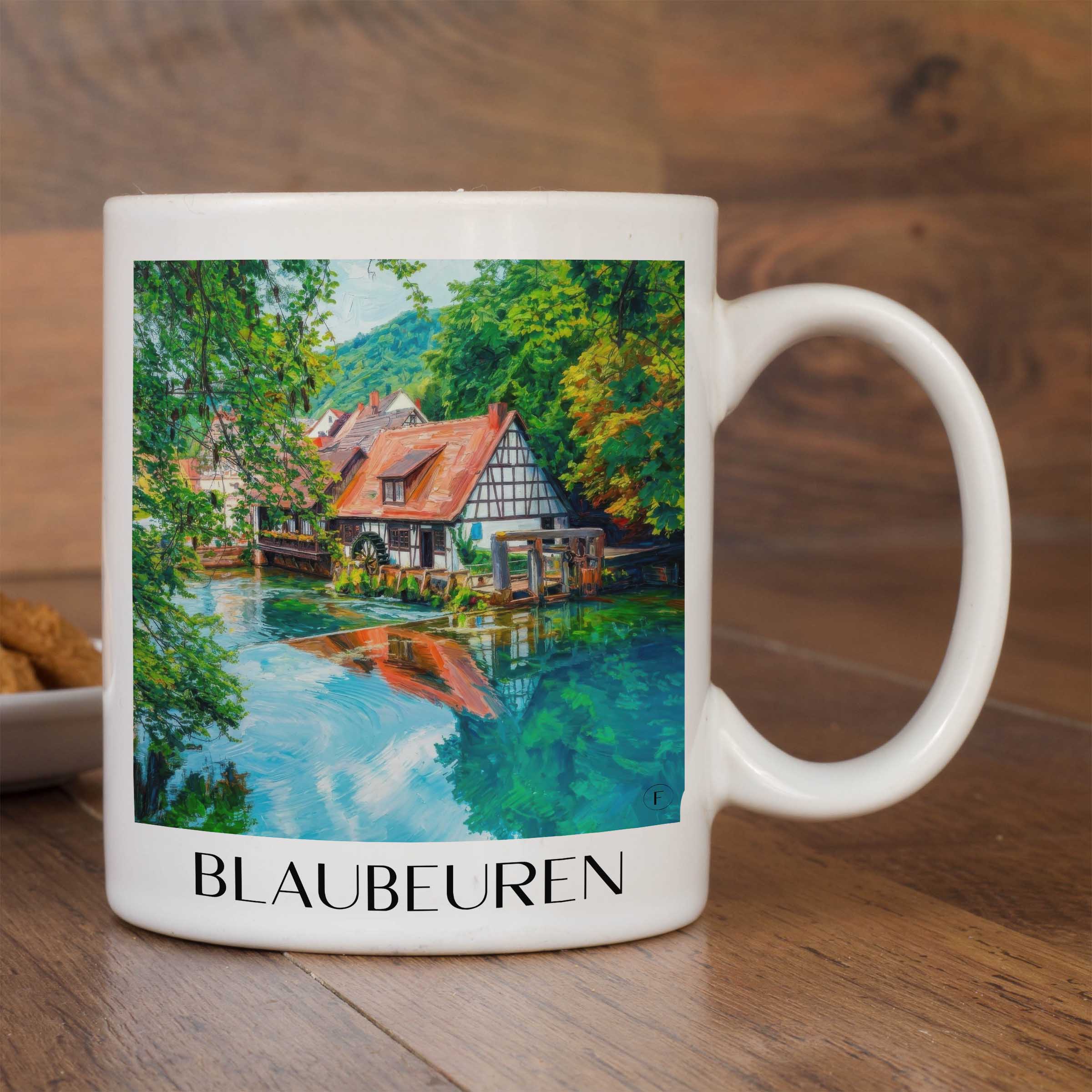 blaubeuren-deutschland-kaffeebecher-oil-painting-oelgemaelde
