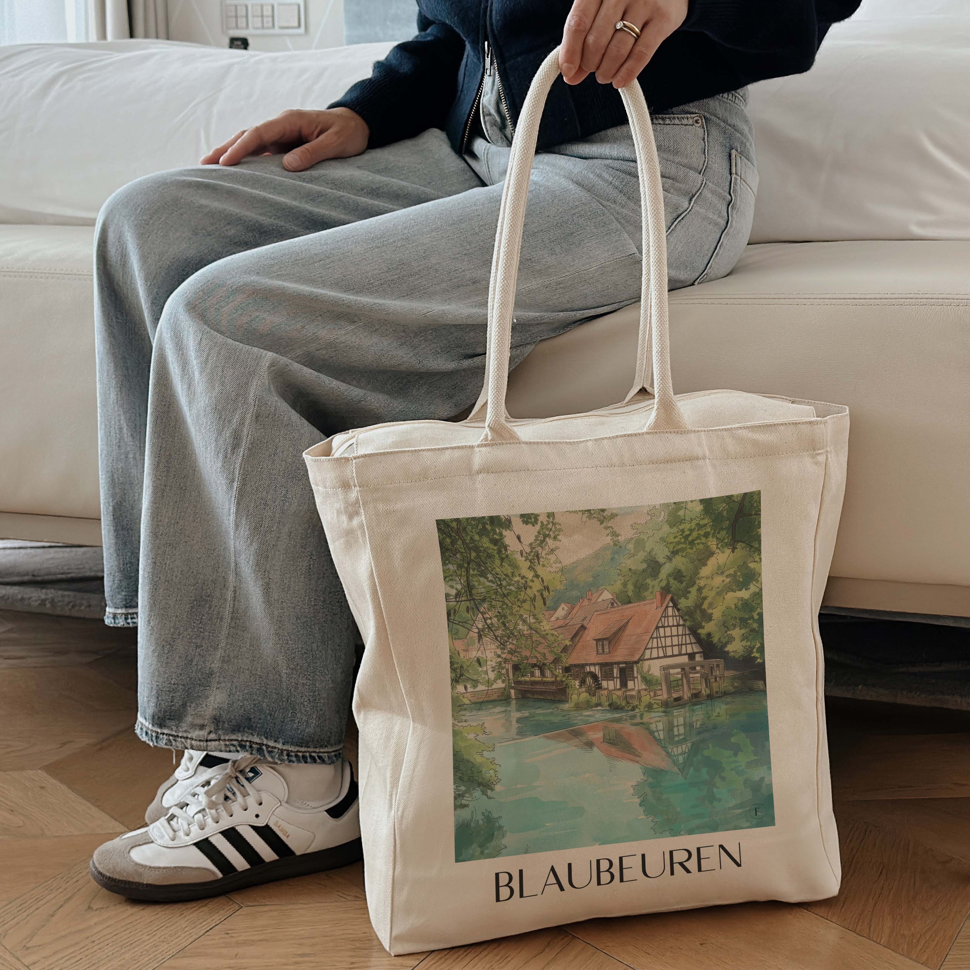 blaubeuren-deutschland-einkaufstasche-aquarell