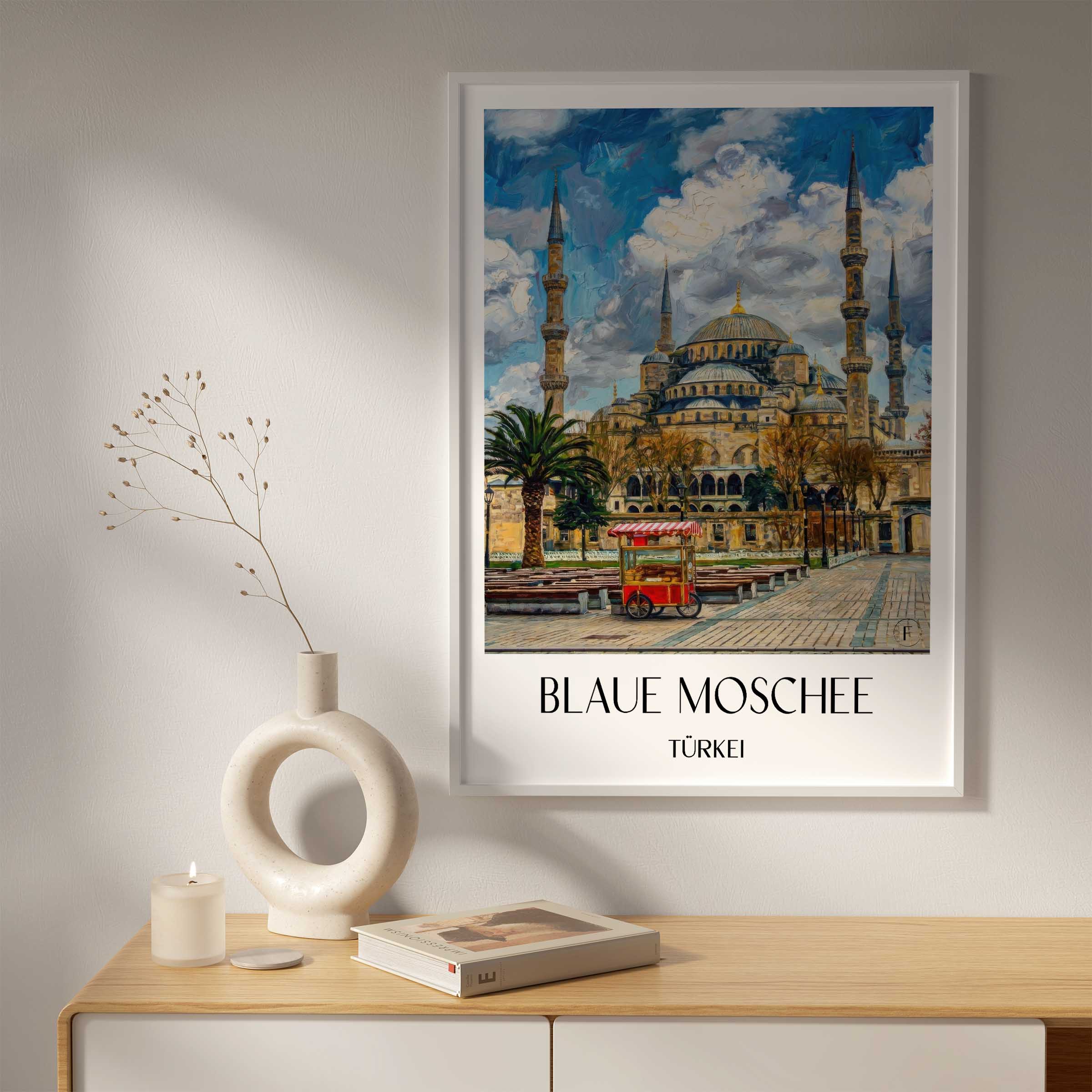 blaue-moschee-türkei-poster-oil-painting-oelgemaelde