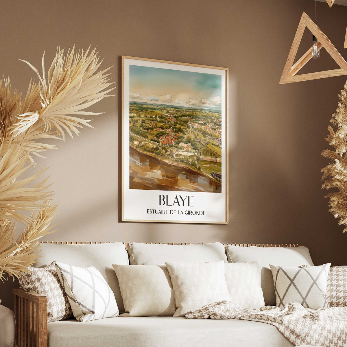 blaye-estuaire-de-la-gironde-frankreich-poster-aquarell