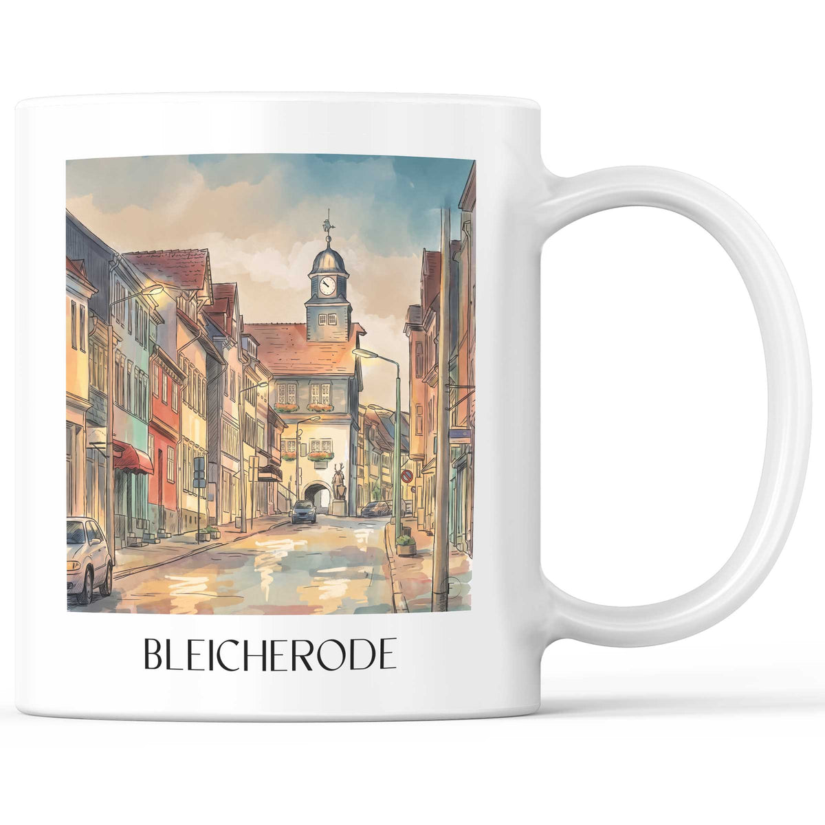 bleicherode--südharz-deutschland-kaffeebecher-aquarell