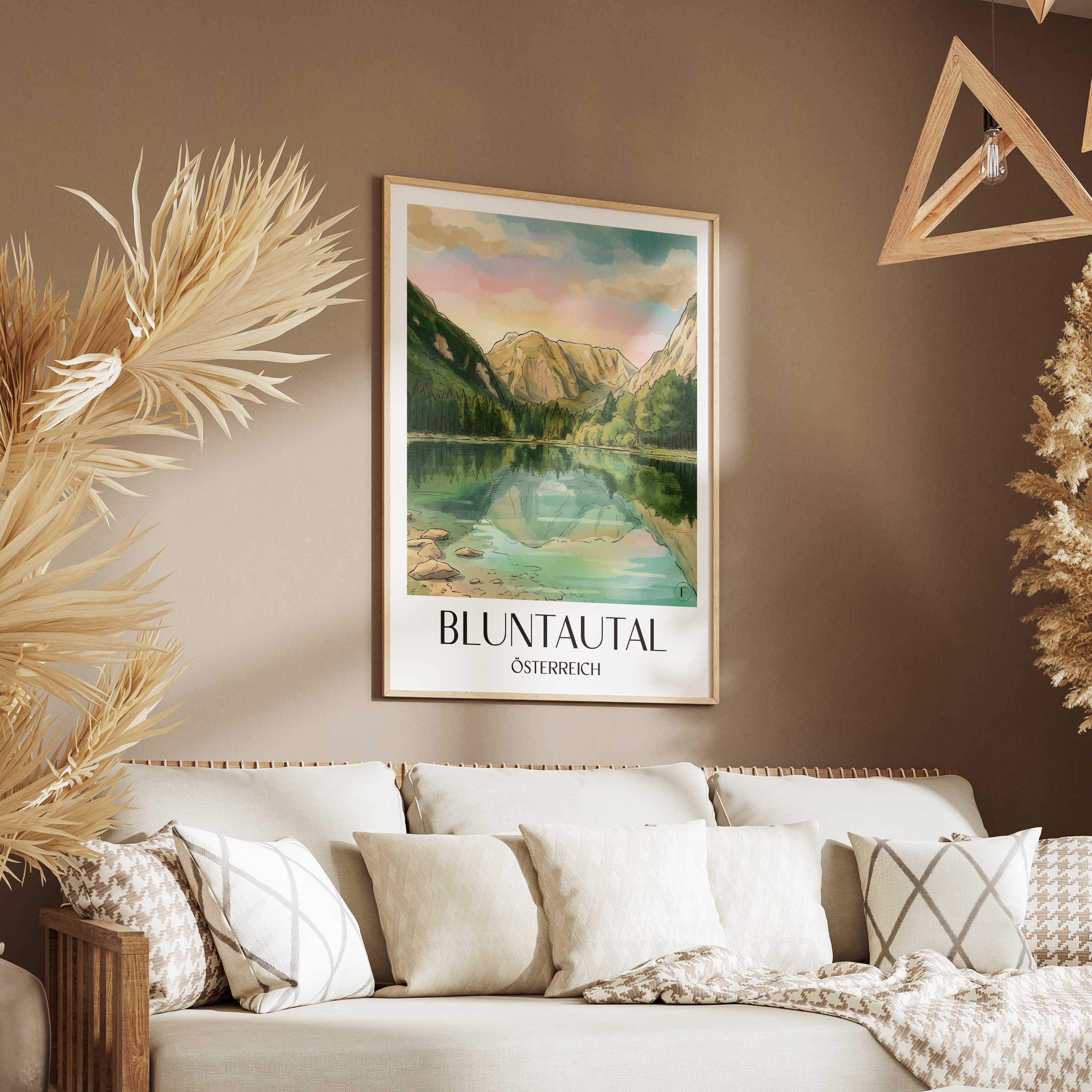 bluntautal-österreich-österreich-poster-aquarell