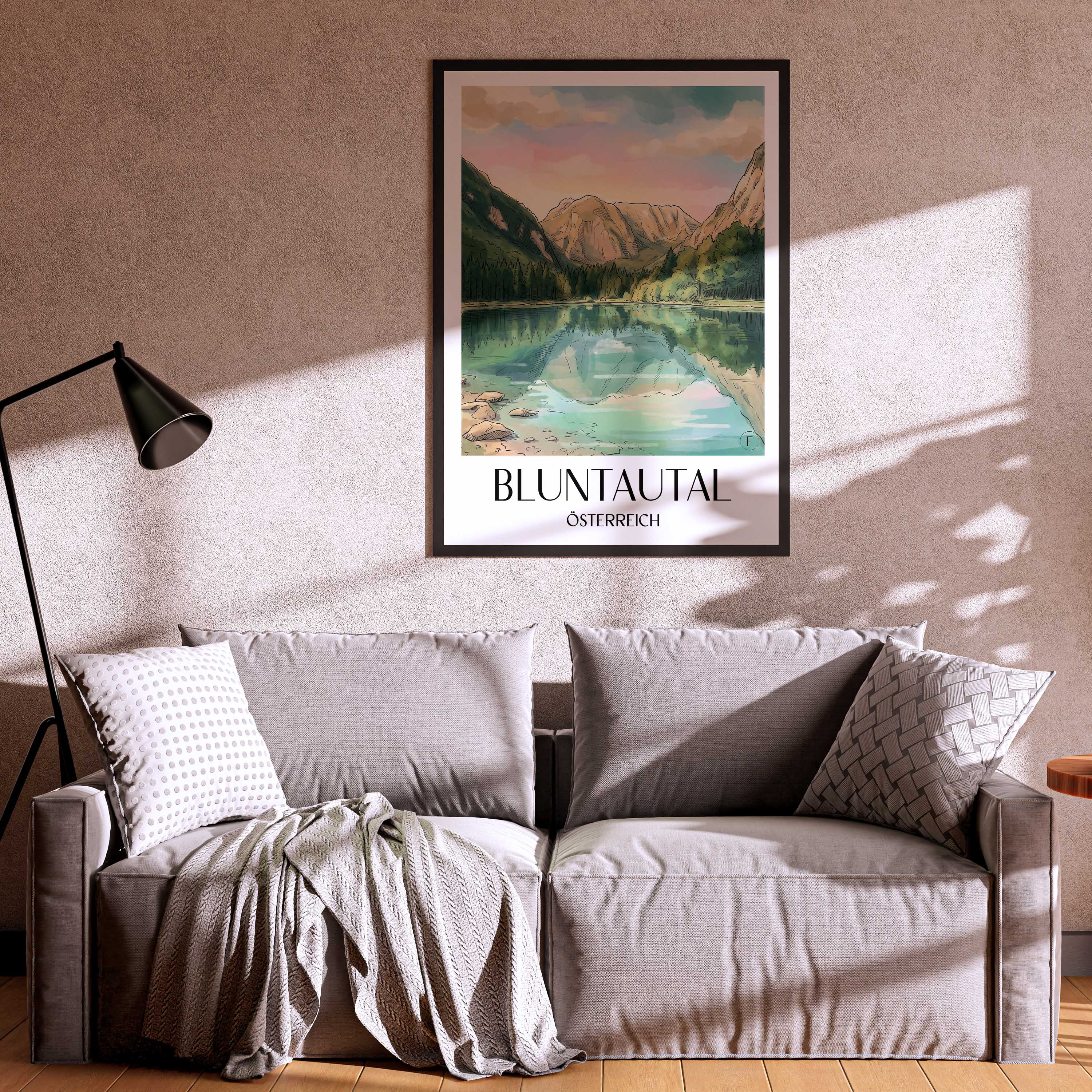 bluntautal-österreich-österreich-poster-aquarell