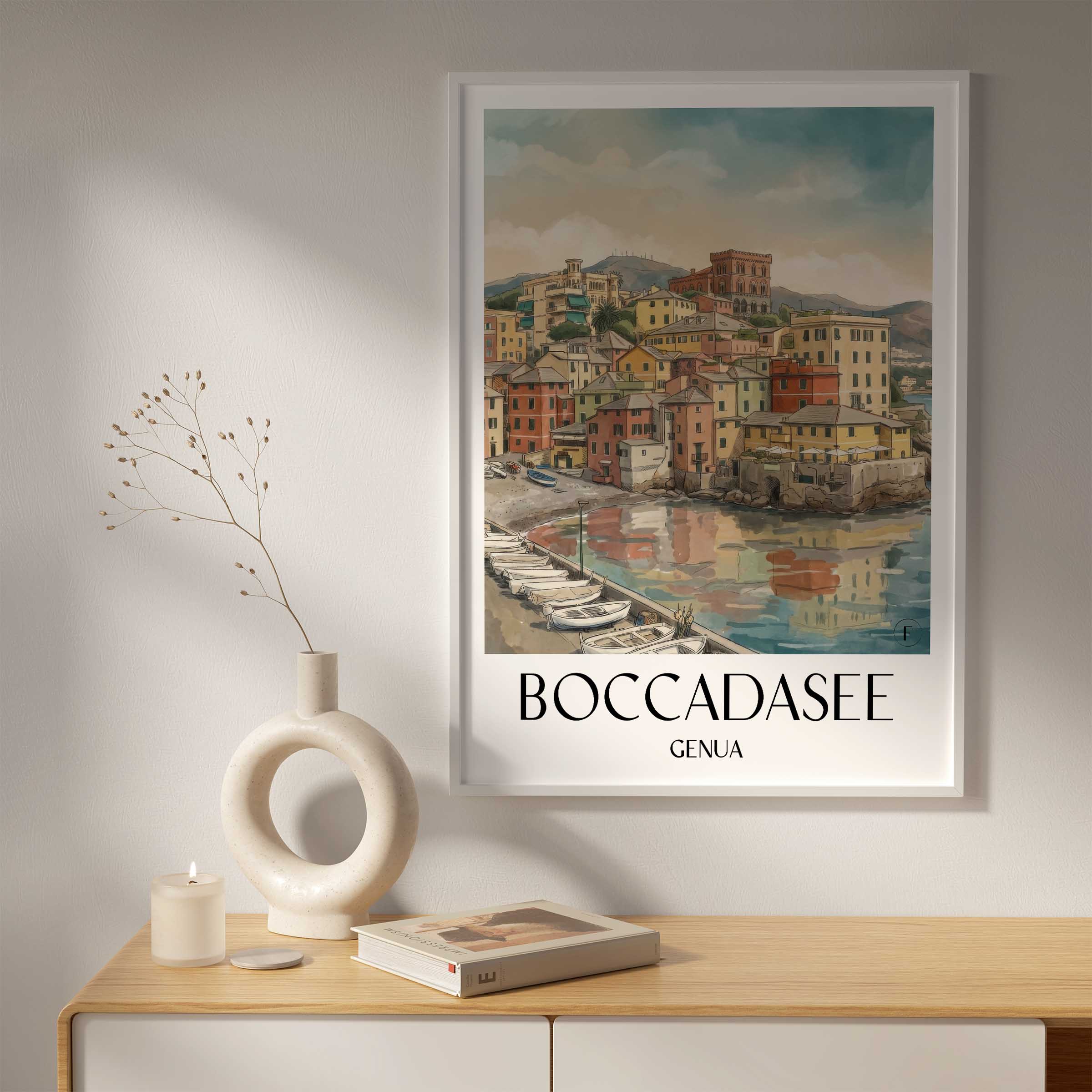 boccadasee-genua-italien-poster-aquarell