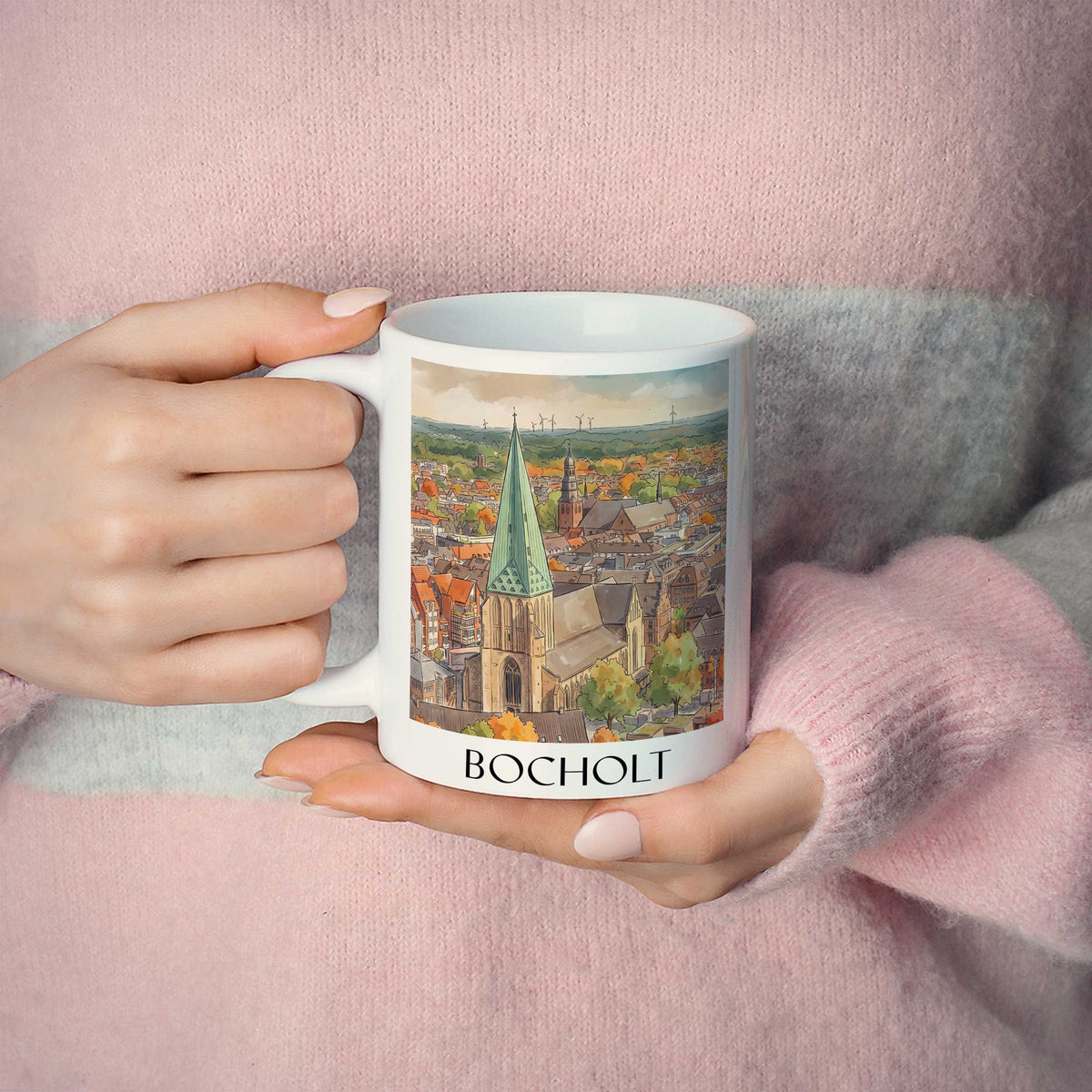 bocholt-westmünsterland-deutschland-kaffeebecher-aquarell
