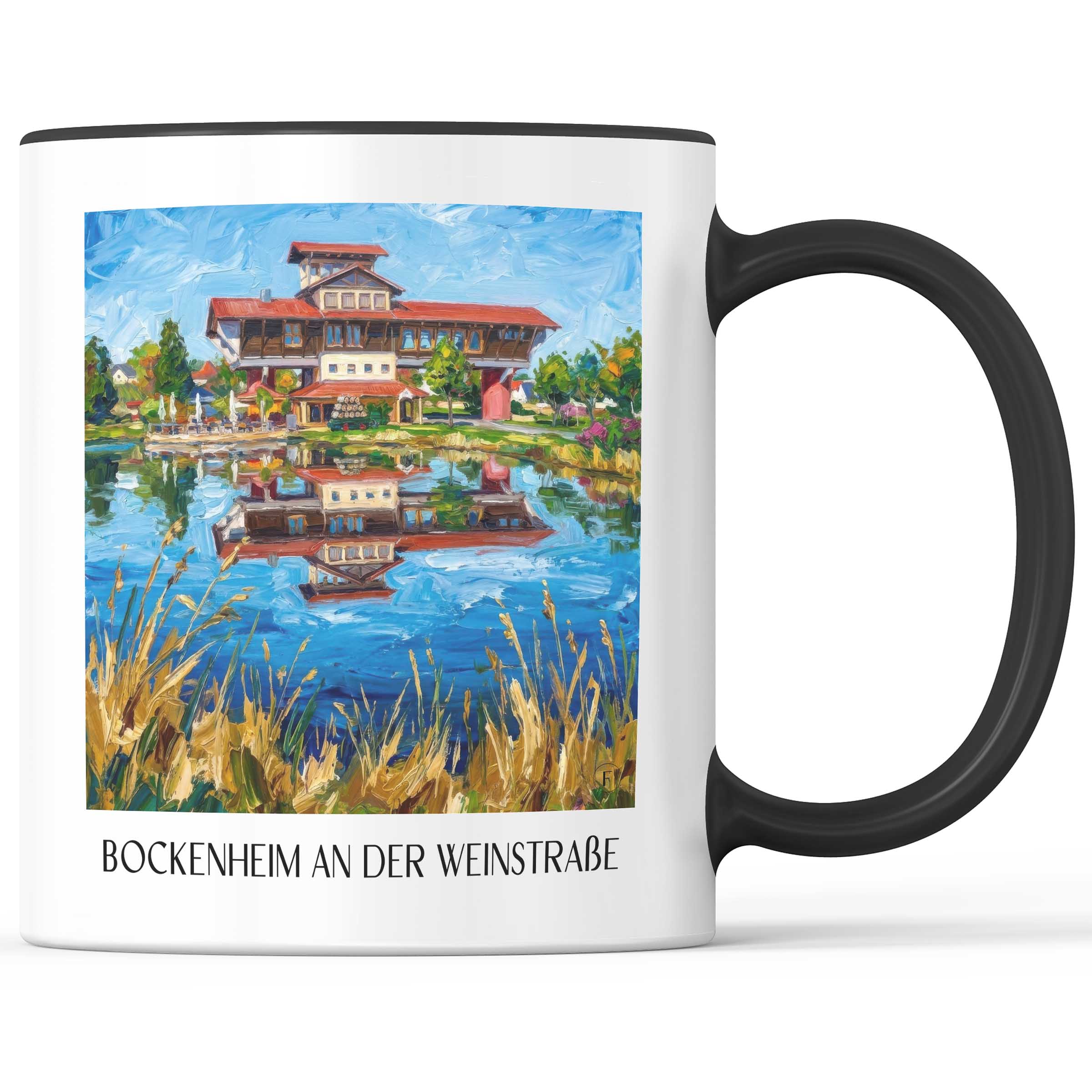 bockenheim-an-der-weinstraße-pfalz-deutschland-kaffeebecher-oil-painting-oelgemaelde