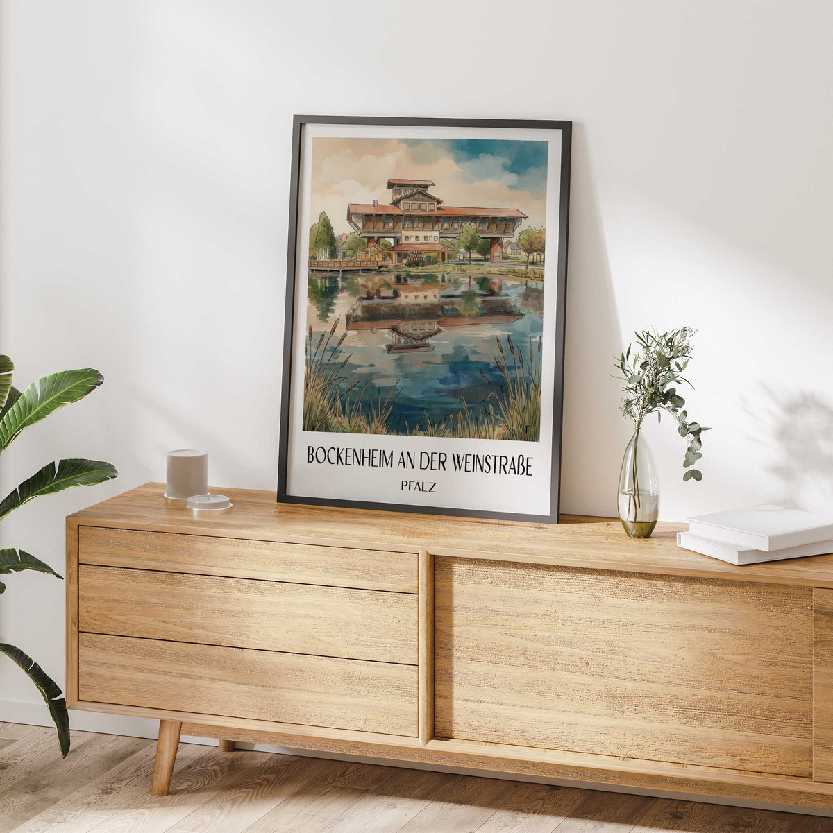 bockenheim-an-der-weinstraße-pfalz-deutschland-poster-aquarell