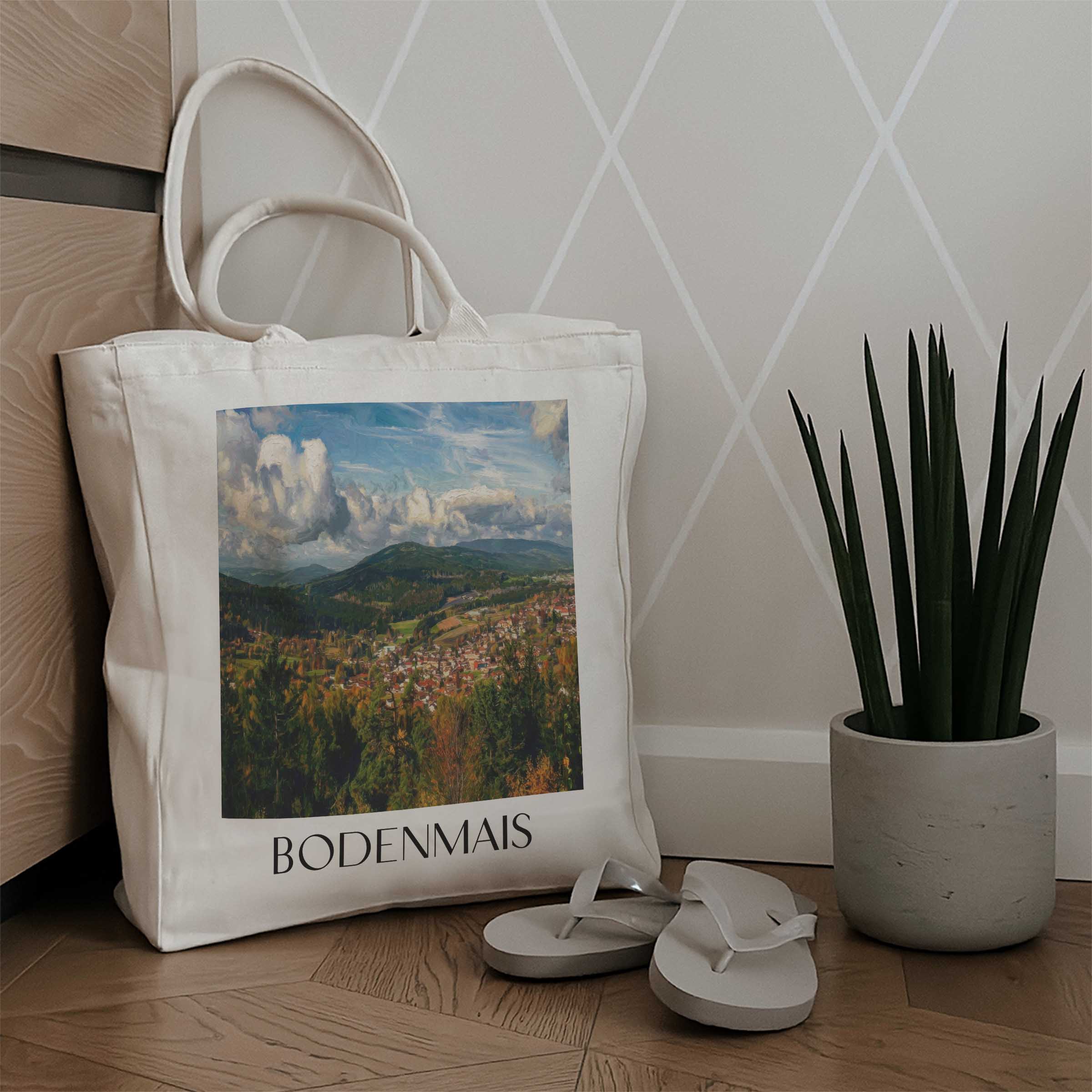 bodenmais-bayerischer-wald-deutschland-einkaufstasche-oil-painting-oelgemaelde
