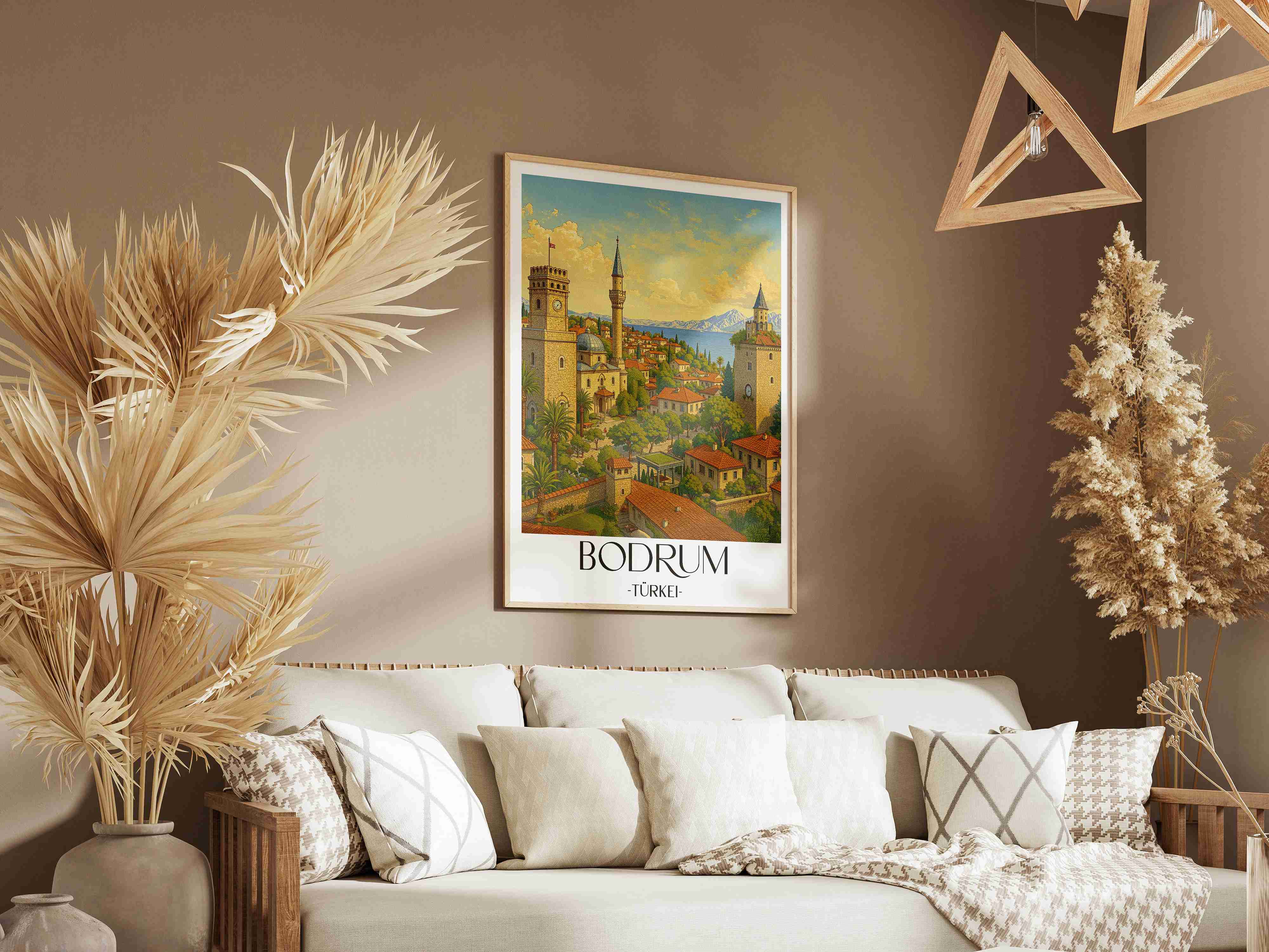 bodrum-türkei-poster-aquarell