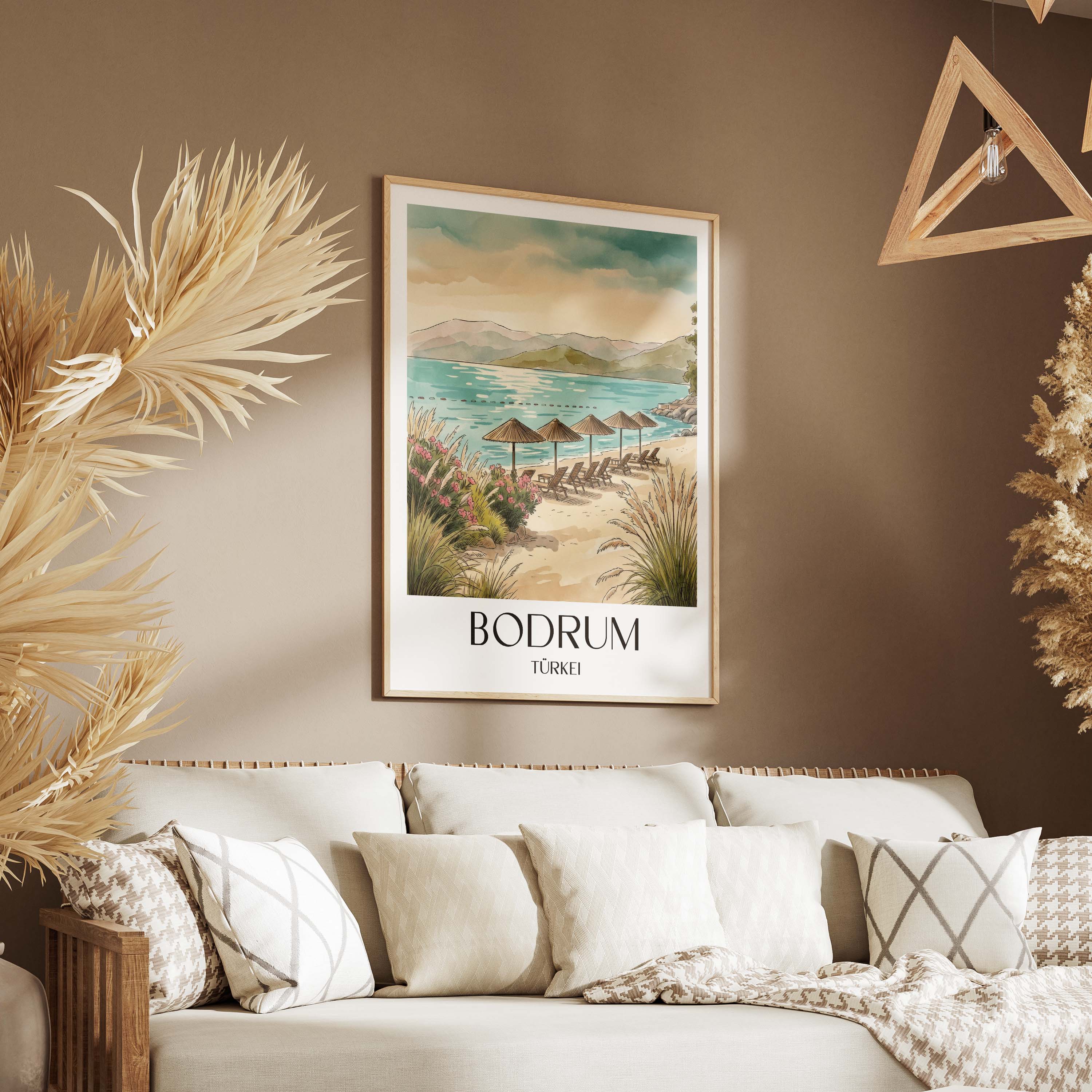 bodrum-türkei-poster-aquarell