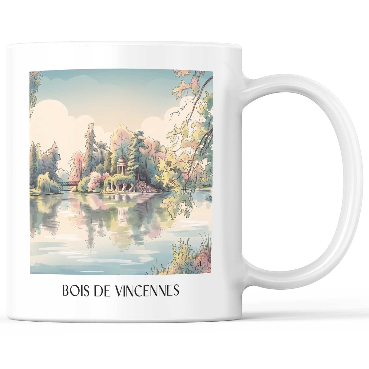 bois-de-vincennes-île-de-france-frankreich-kaffeebecher-aquarell