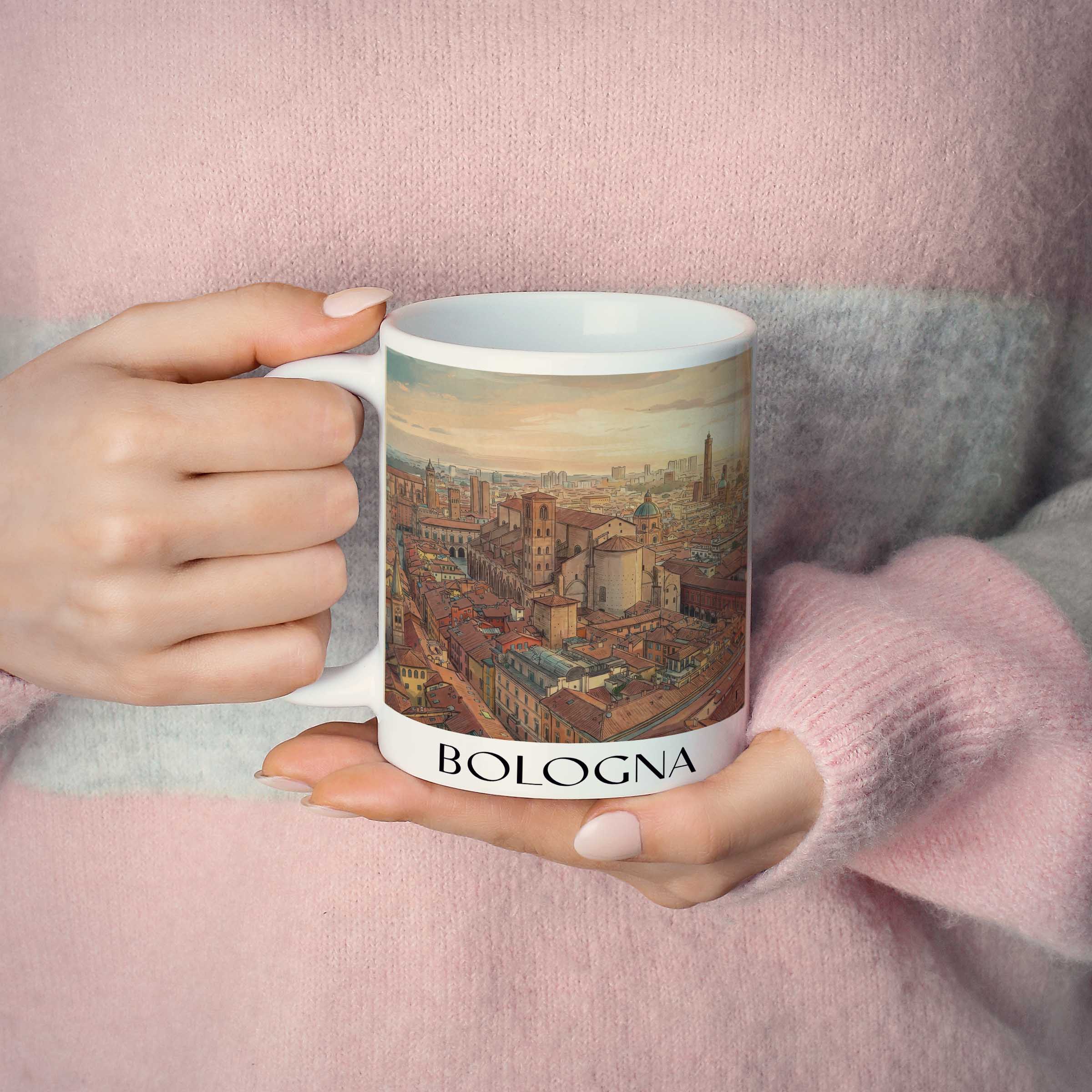 bologna-italien-italien-kaffeebecher-aquarell