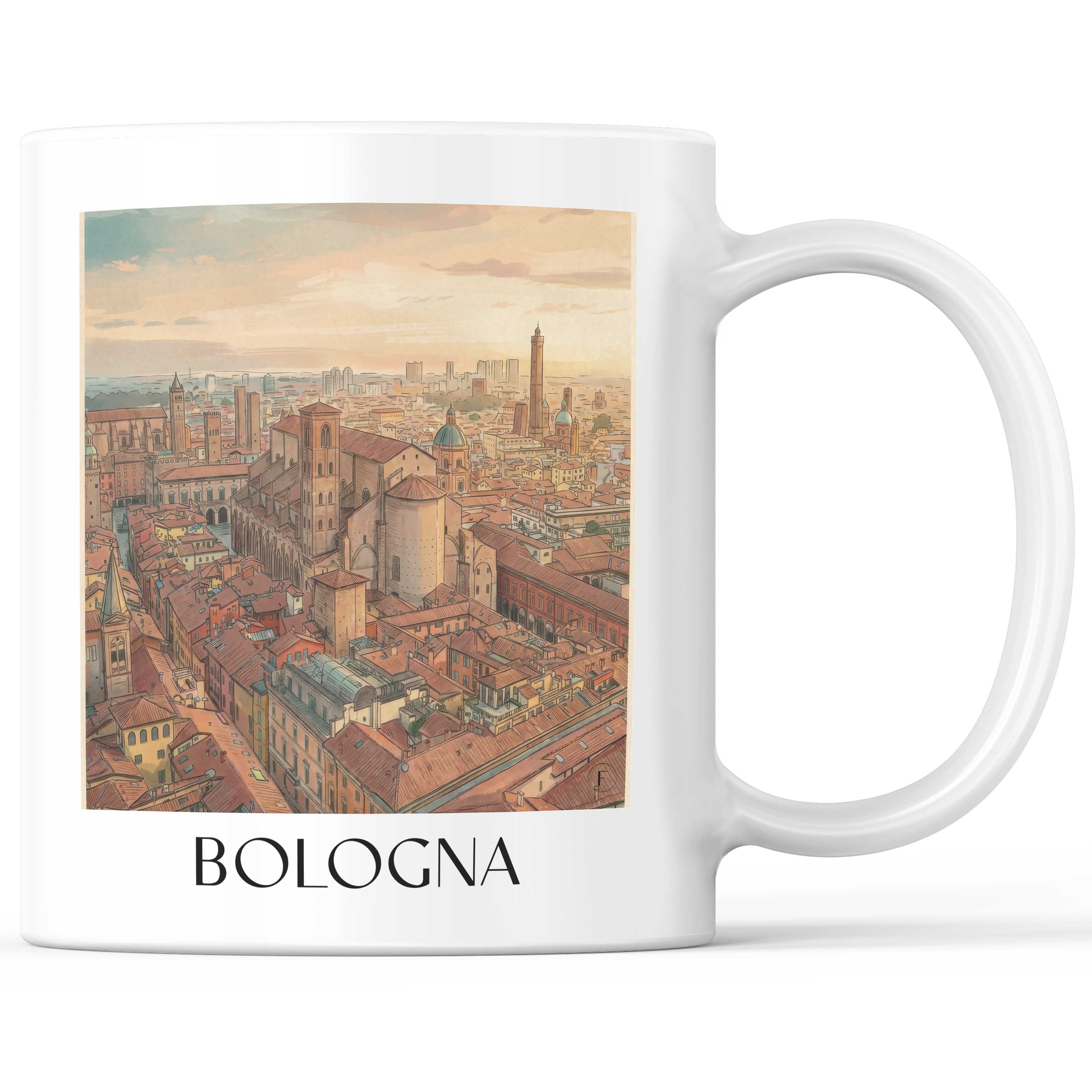 bologna-italien-italien-kaffeebecher-aquarell