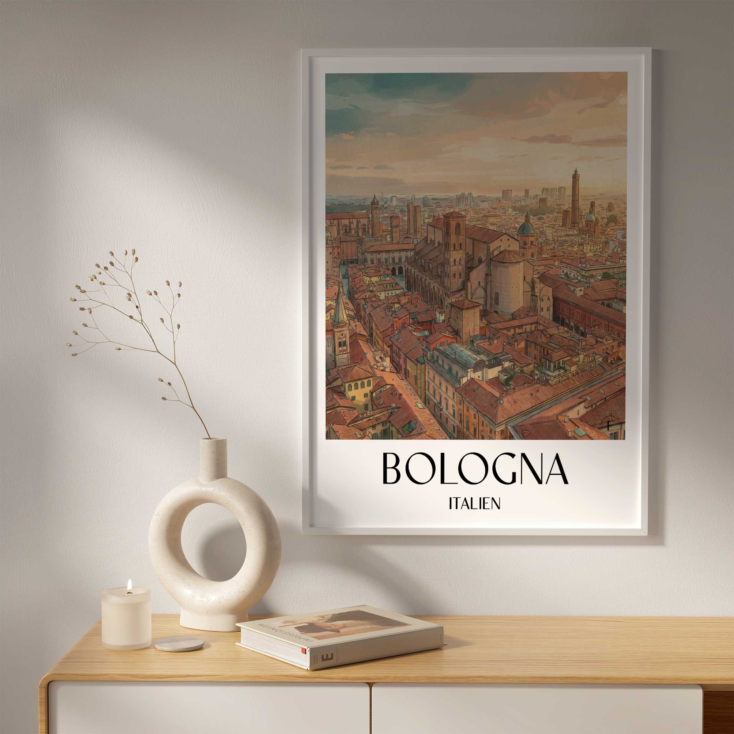 bologna-italien-italien-poster-aquarell