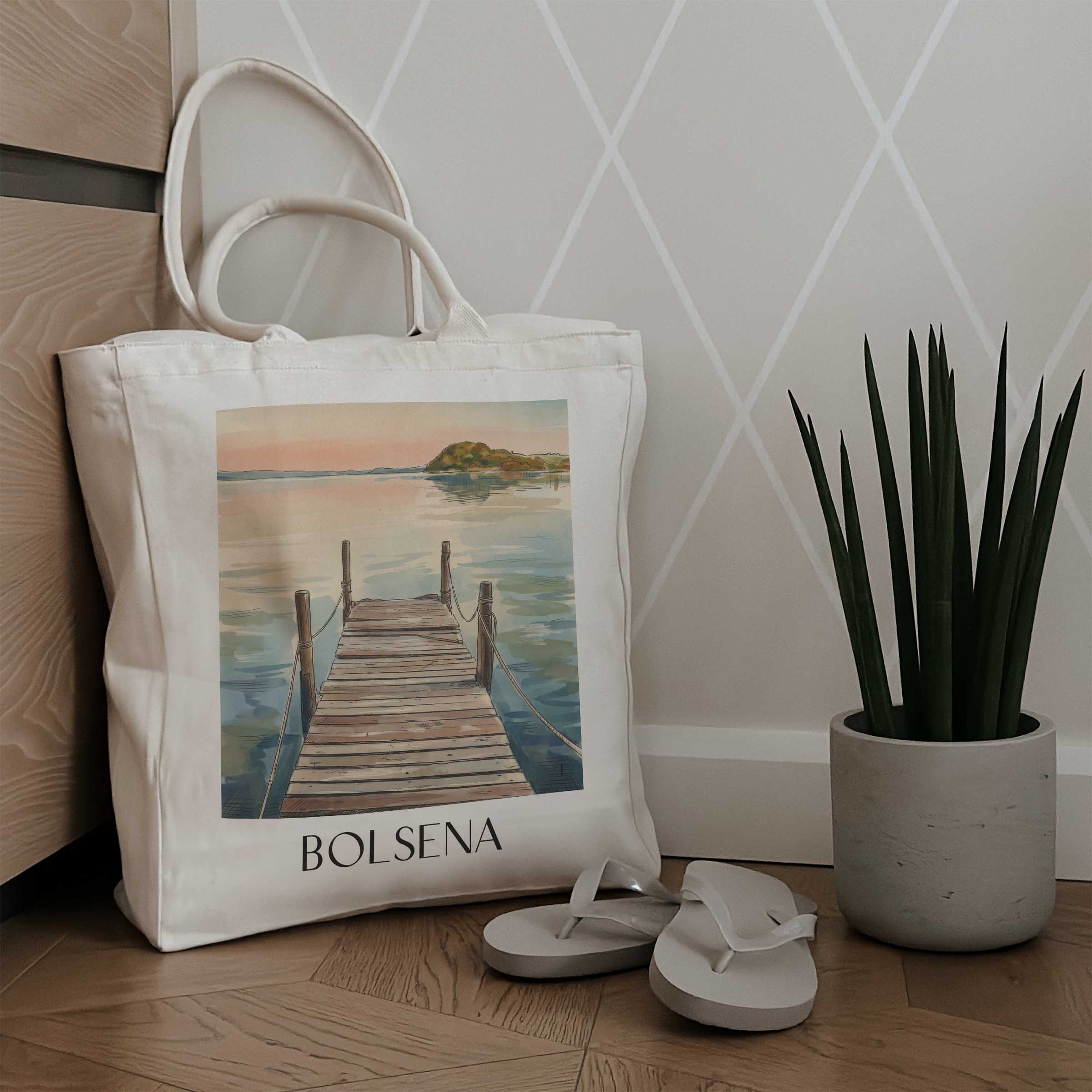 bolsena-latium-italien-einkaufstasche-aquarell
