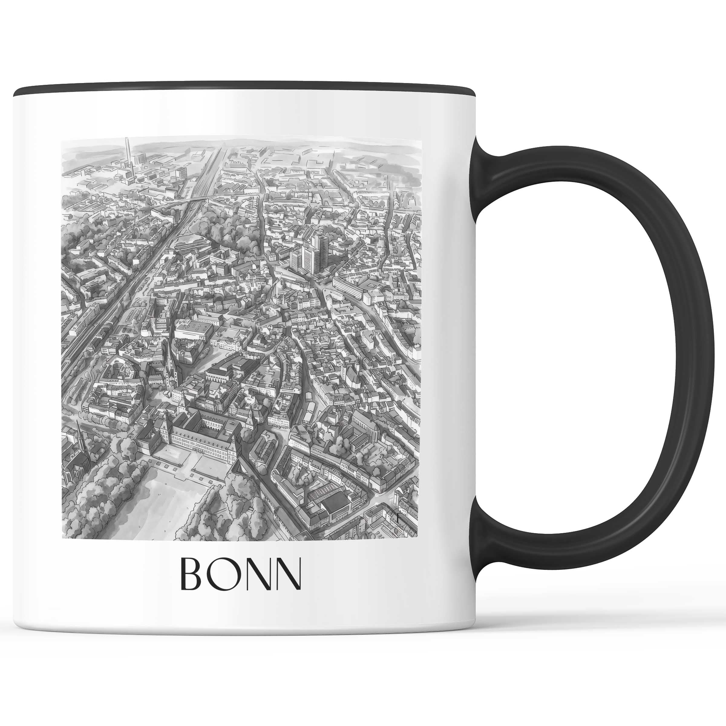 bonn-deutschland-kaffeebecher-aquarell-schwarz-weiss