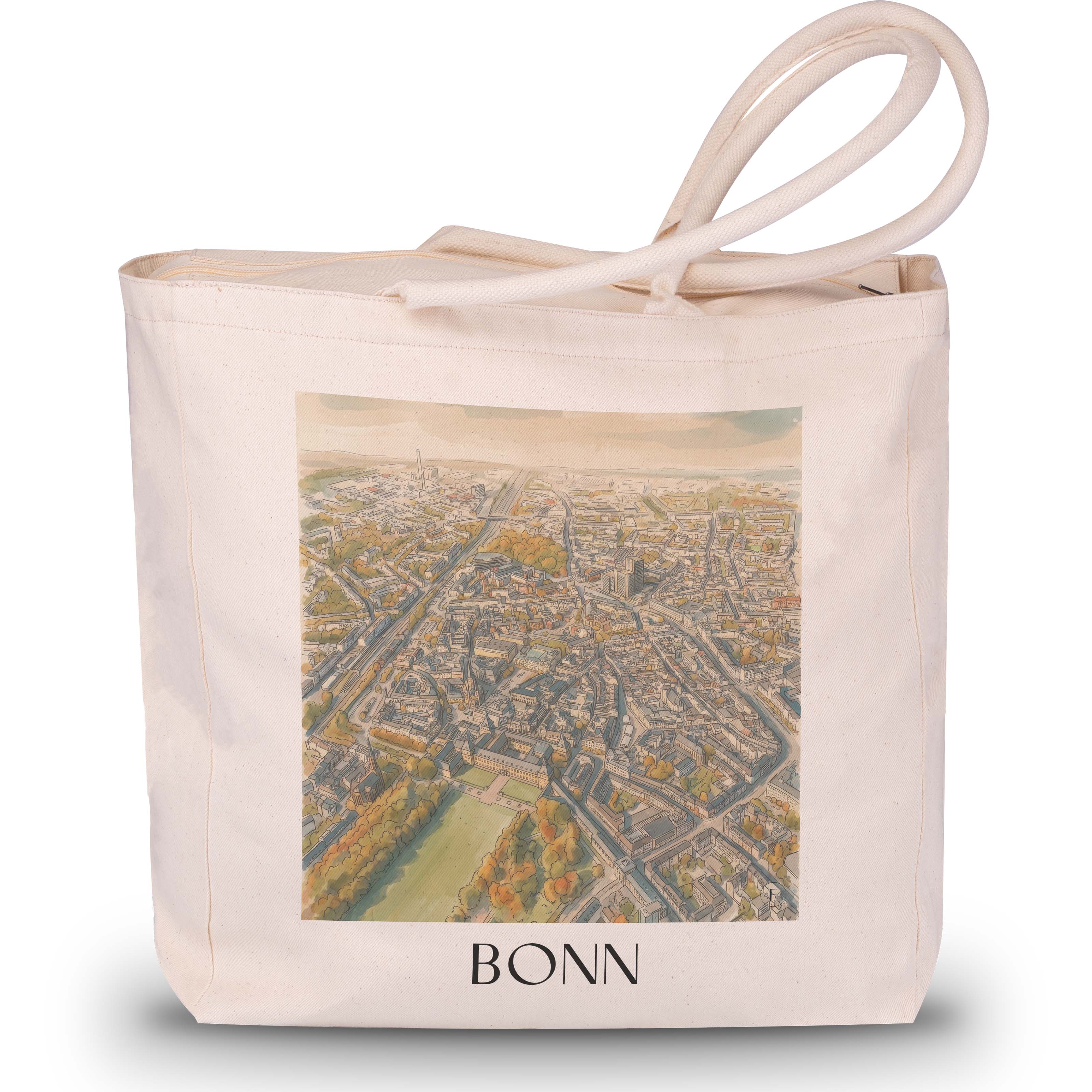 bonn-deutschland-einkaufstasche-aquarell