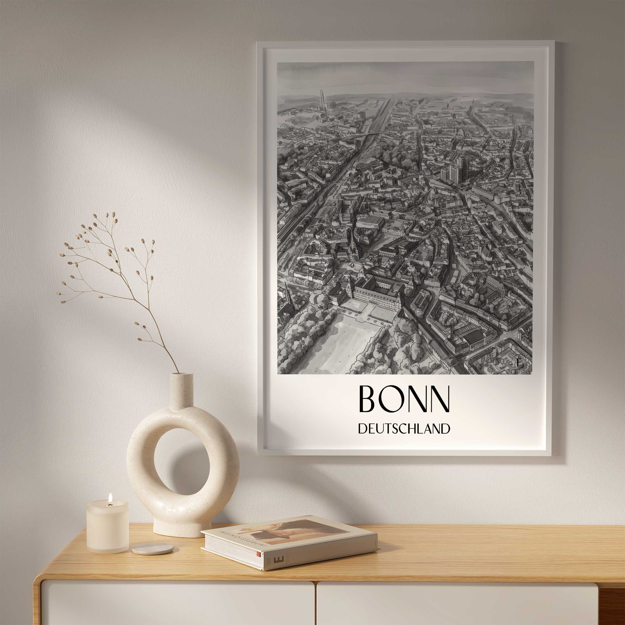 bonn-deutschland-poster-aquarell-schwarz-weiss