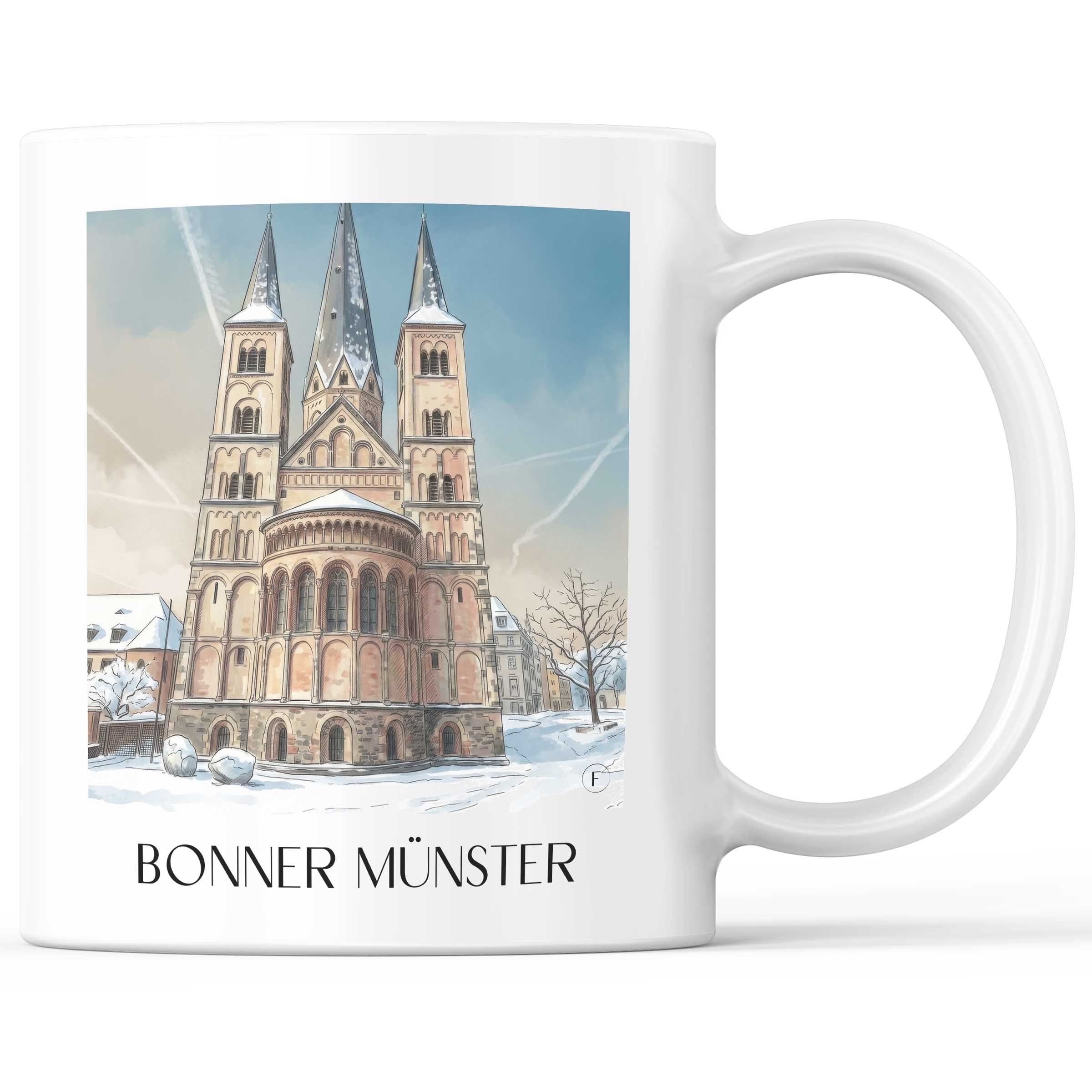 bonner-münster-bonn-deutschland-kaffeebecher-aquarell
