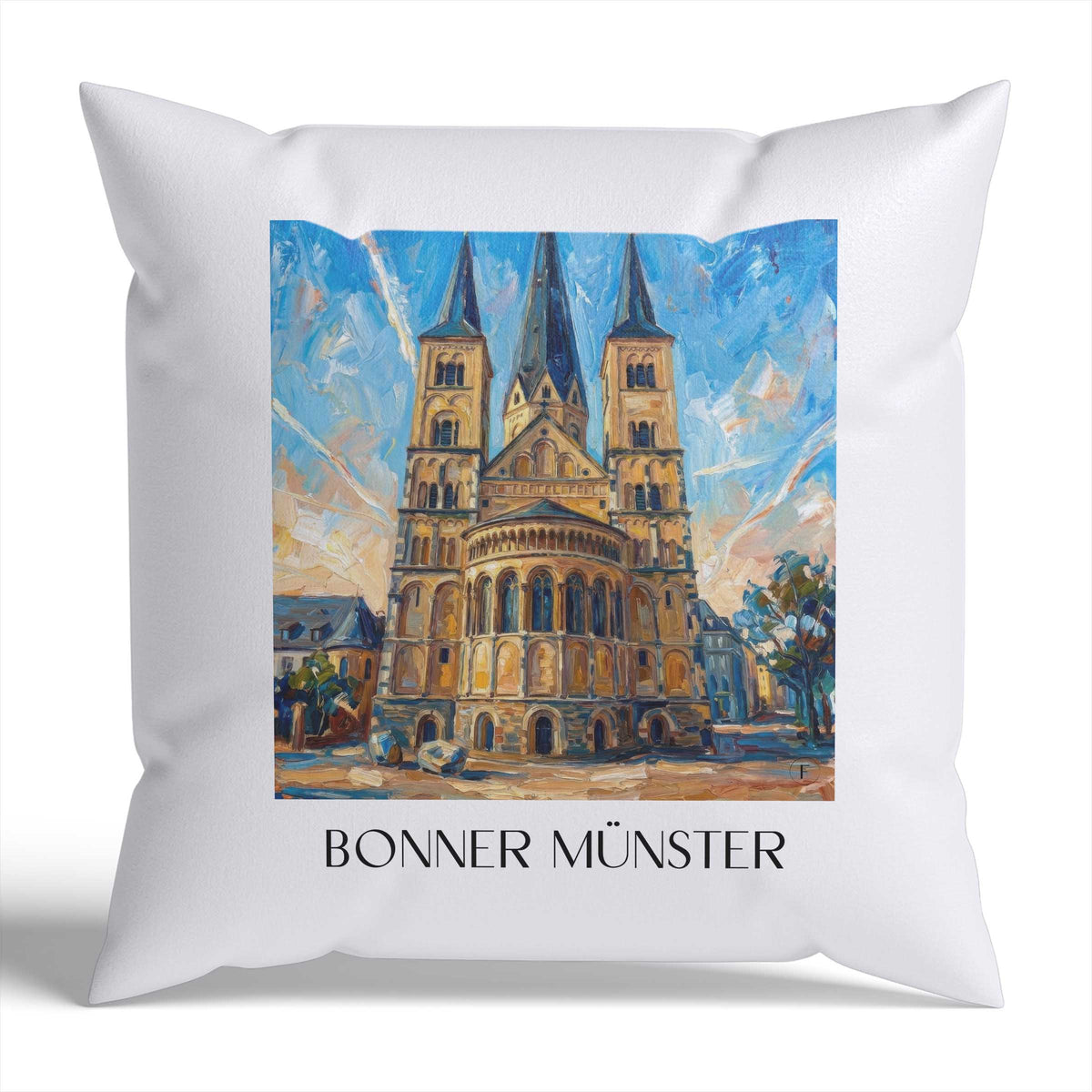 bonner-münster-bonn-deutschland-kissenbezug-oil-painting-oelgemaelde