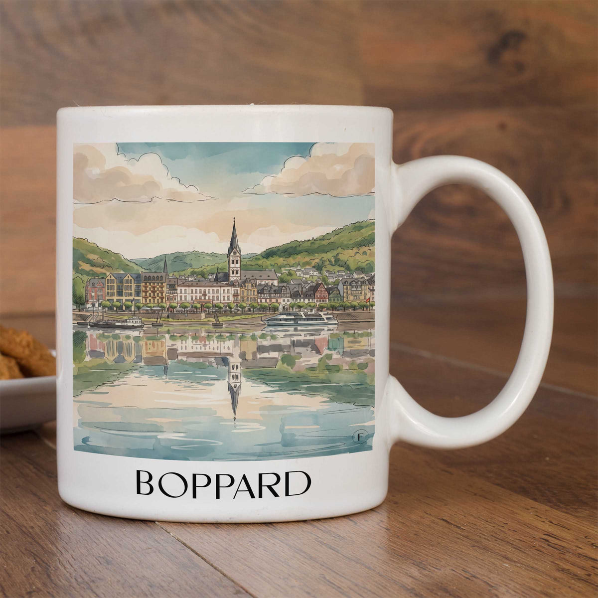 boppard-mittelrheintal-deutschland-kaffeebecher-aquarell