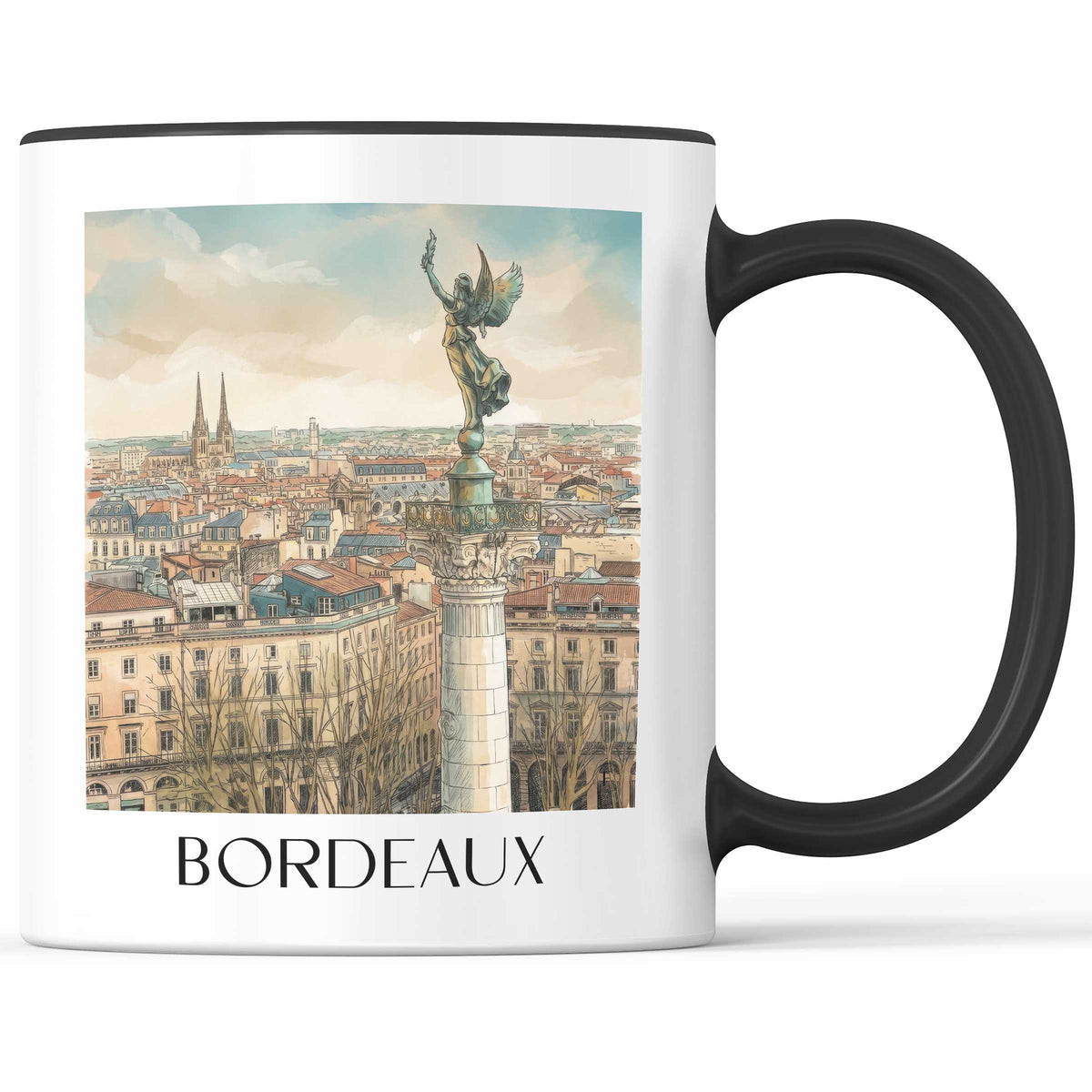 bordeaux-gironde-frankreich-kaffeebecher-aquarell