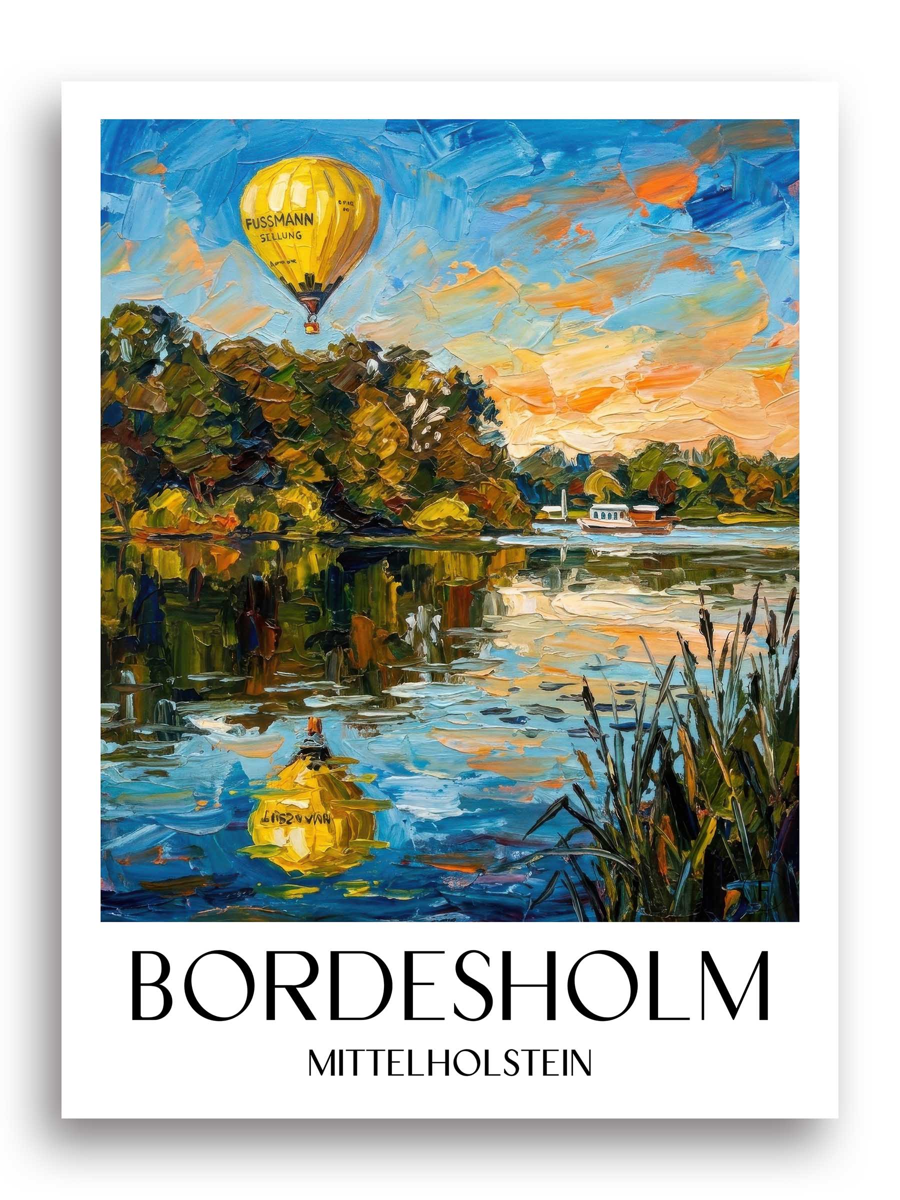 bordesholm-mittelholstein-deutschland-poster-oil-painting-oelgemaelde