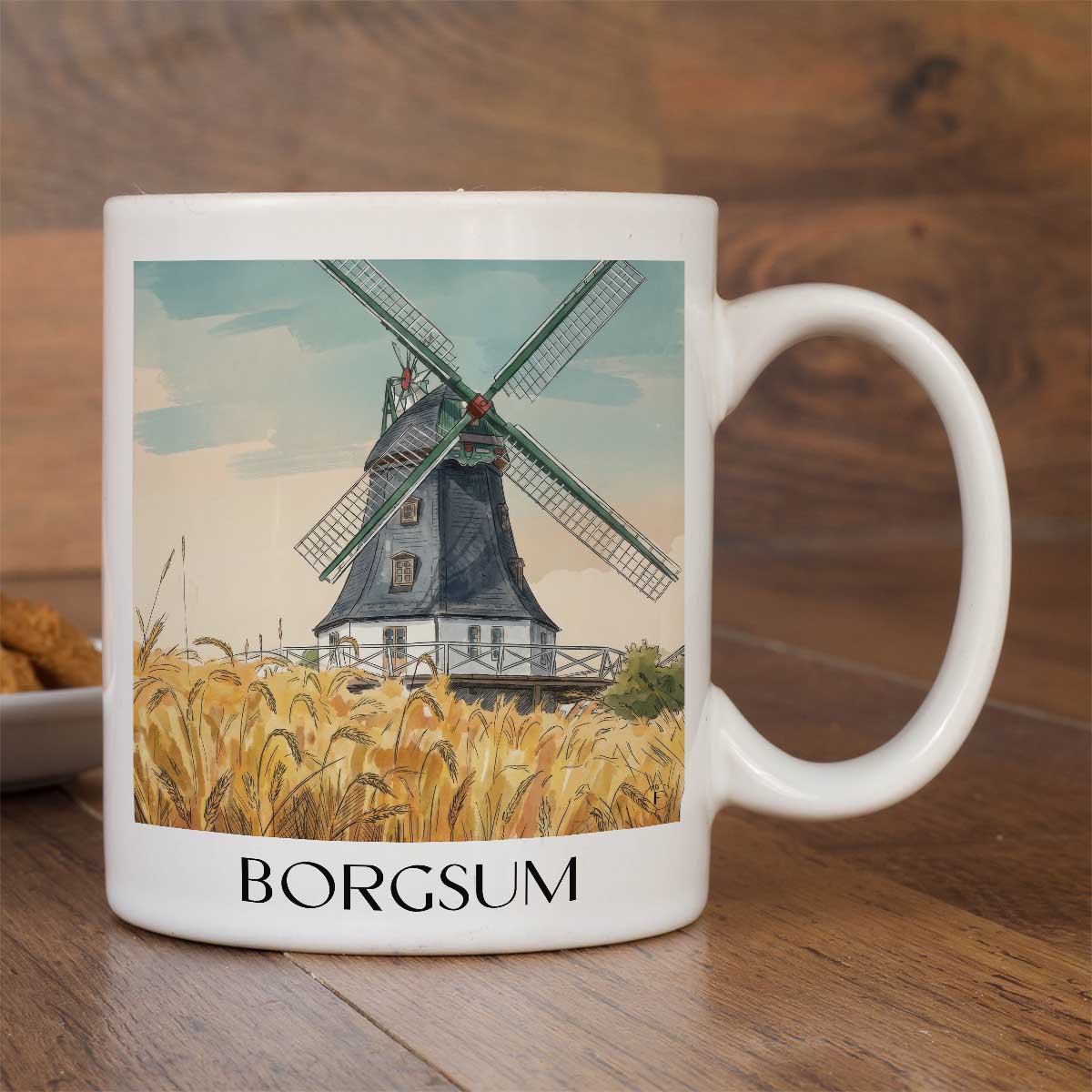 borgsum-schleswig-holstein-deutschland-kaffeebecher-aquarell