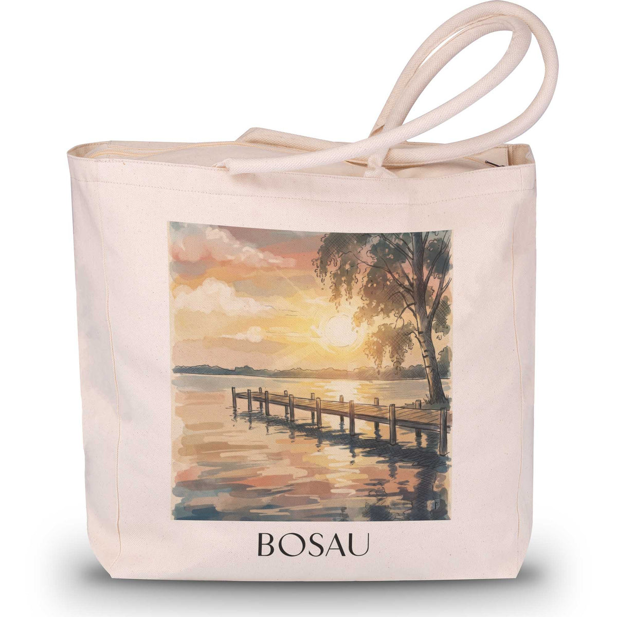 bosau-schleswig-holstein-deutschland-einkaufstasche-aquarell
