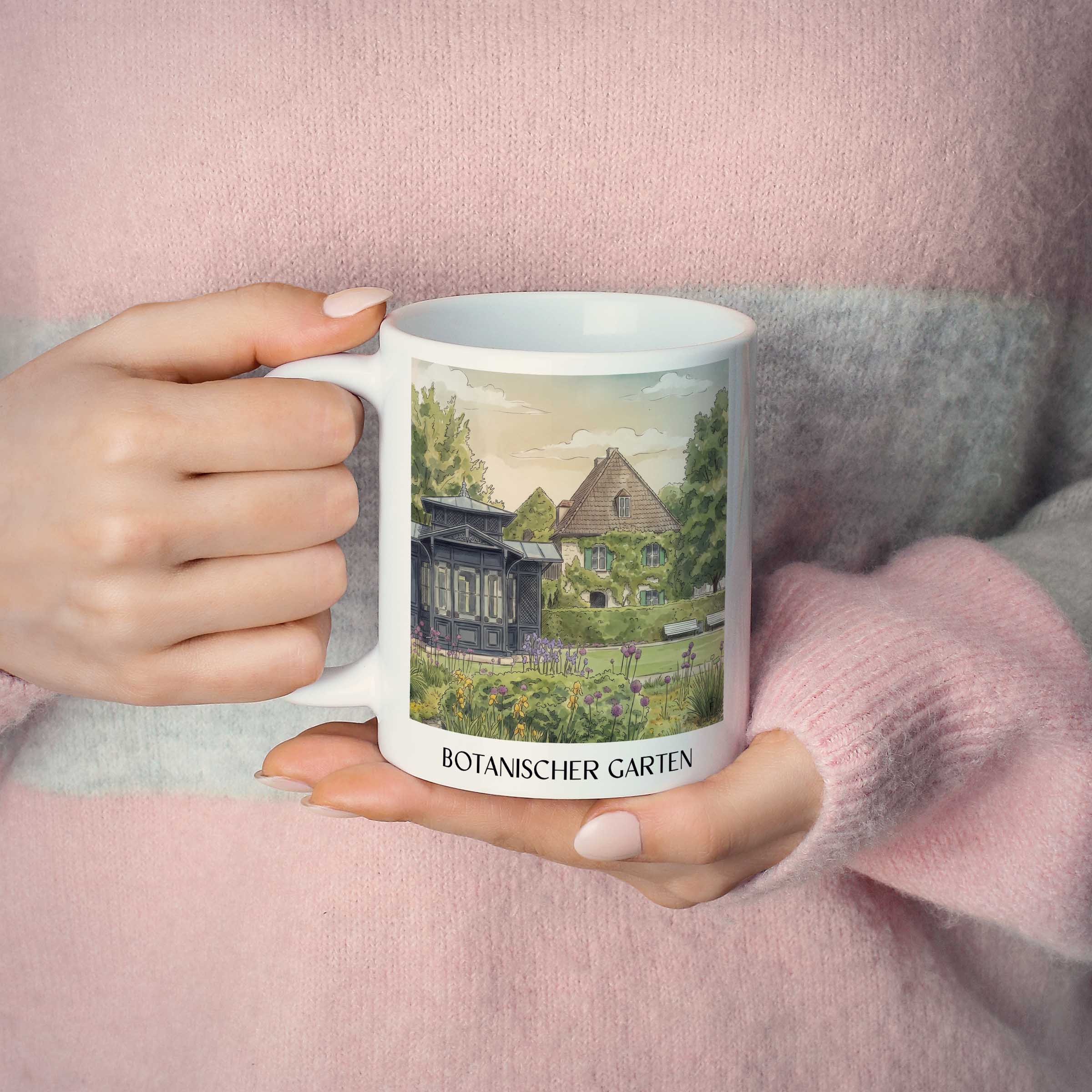 botanischer-garten-augsburg-deutschland-kaffeebecher-aquarell