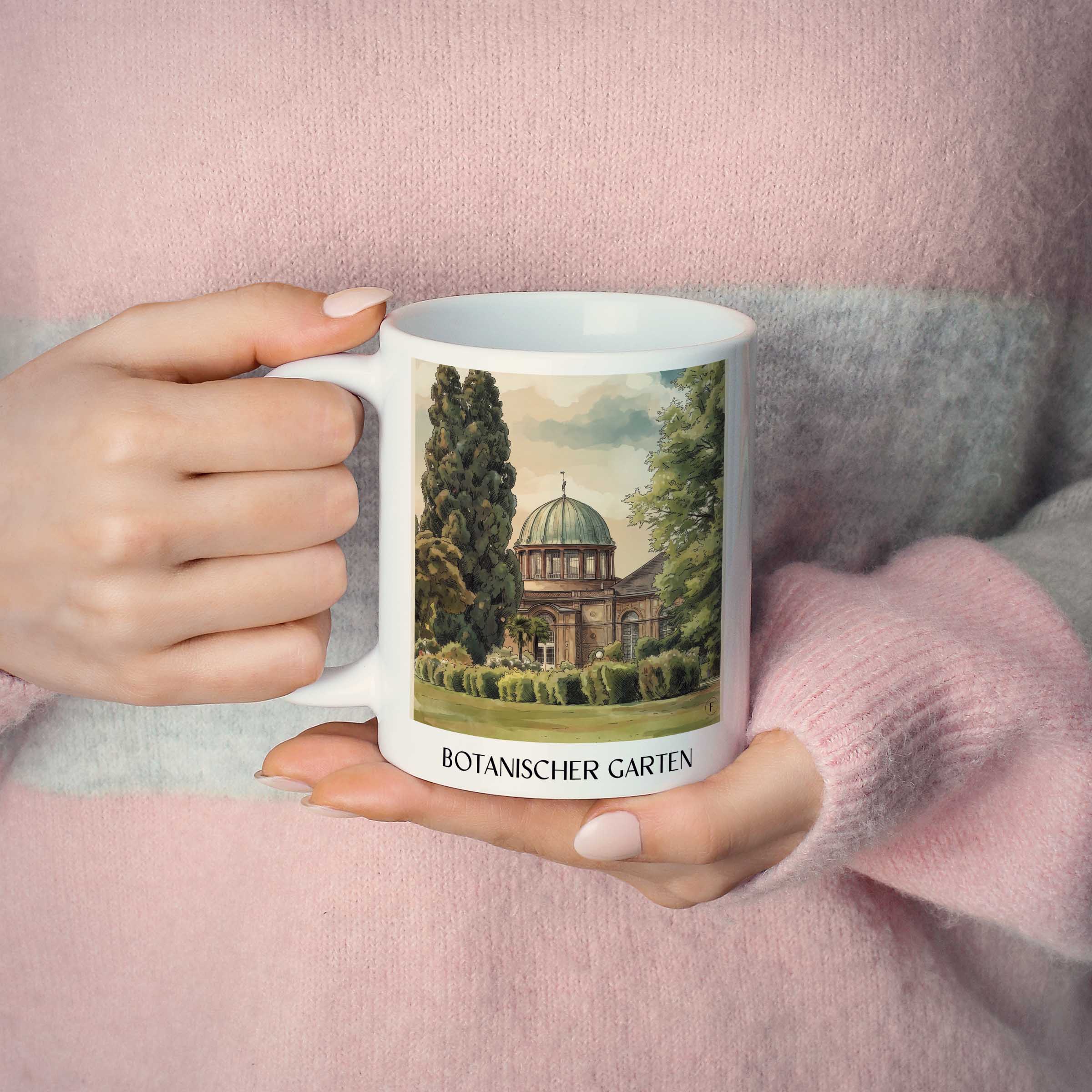 botanischer-garten-karlsruhe-deutschland-kaffeebecher-aquarell