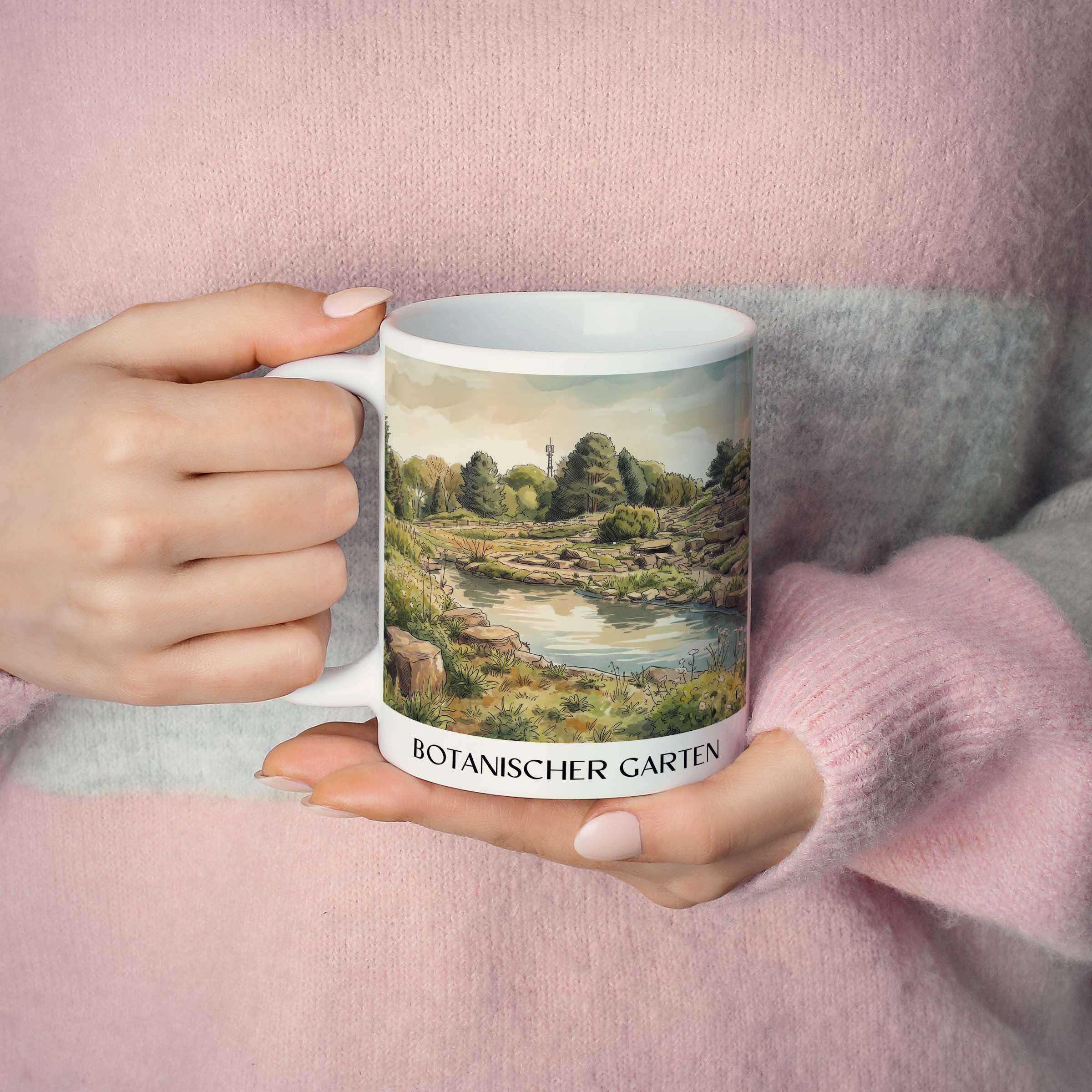 botanischer-garten-osnabrück-deutschland-kaffeebecher-aquarell